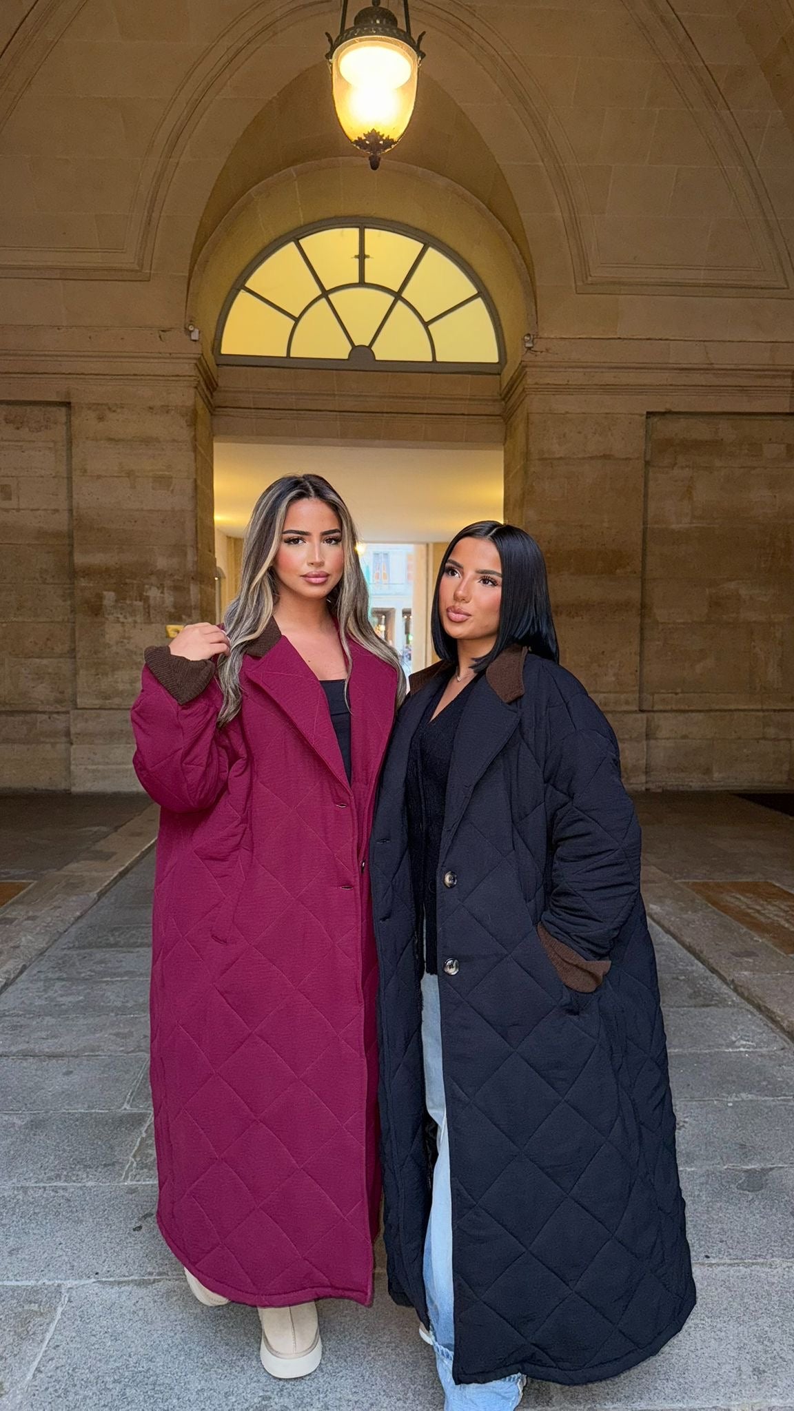 Manteaux long matelassé