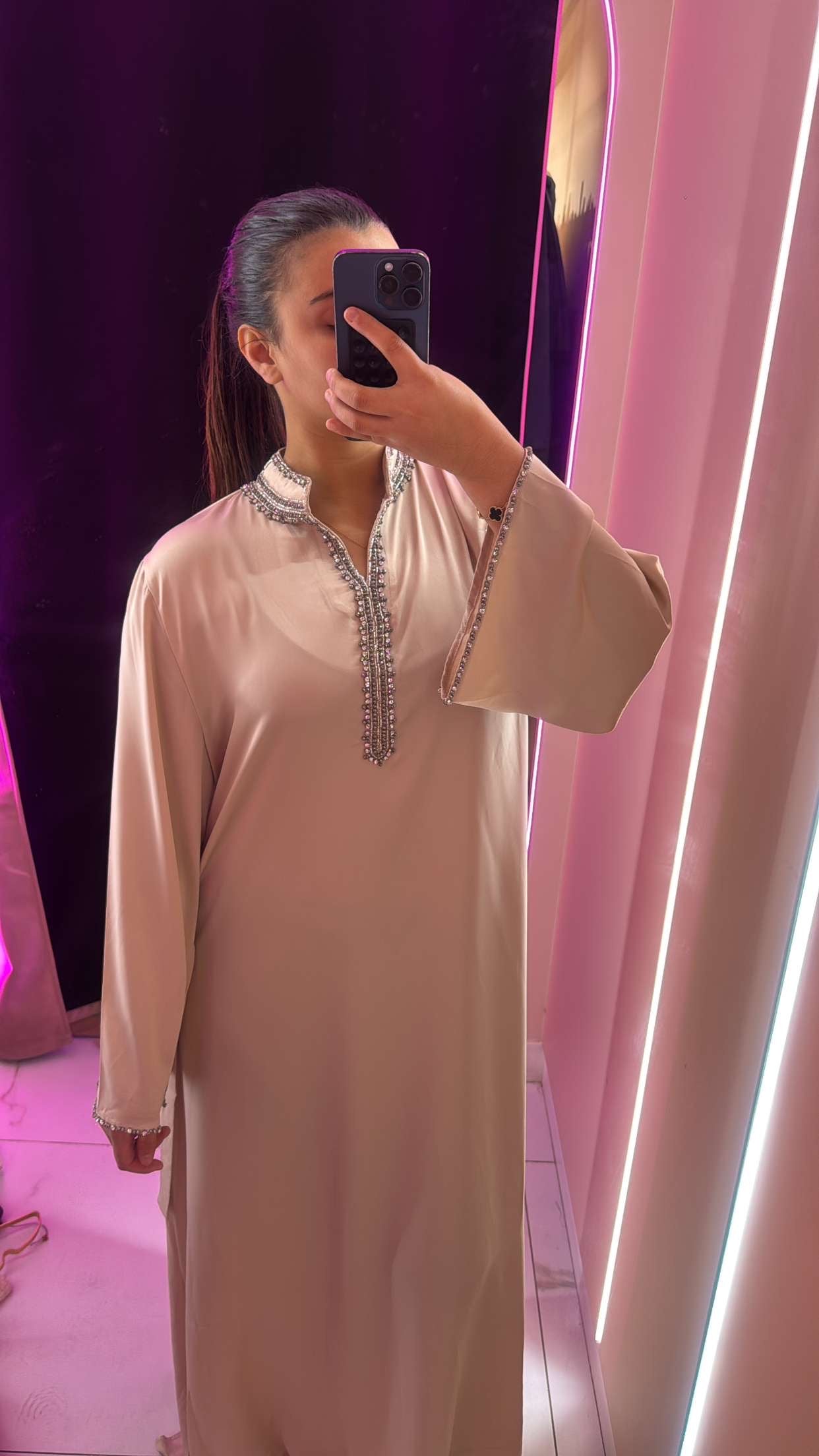 Abaya fairouz avec ceinture