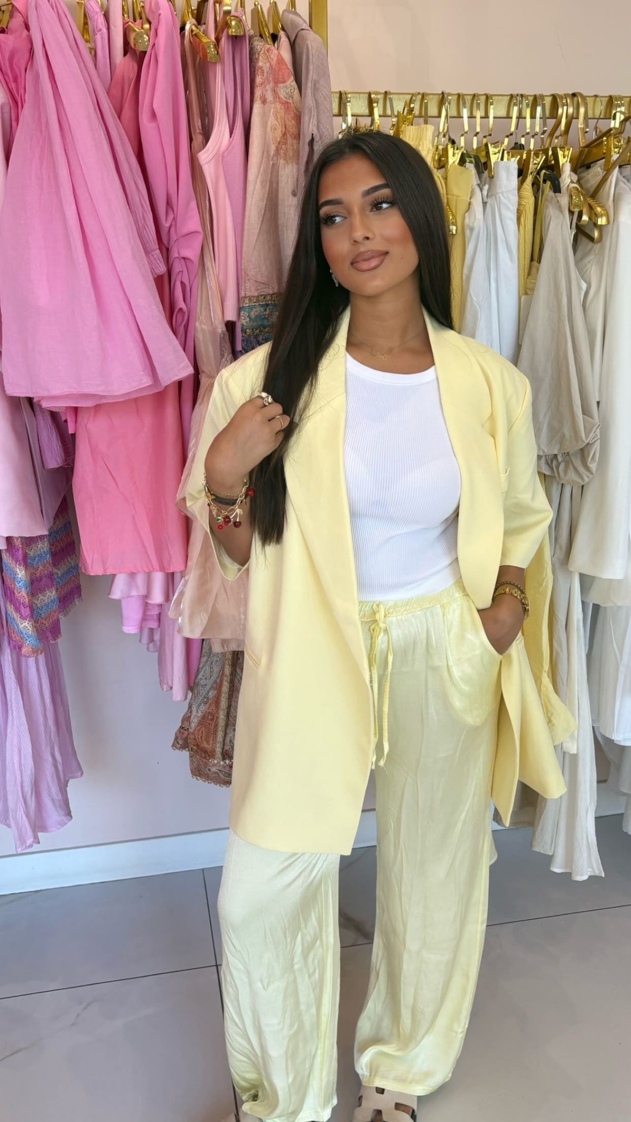 Blazer couleur beurre qualité Z