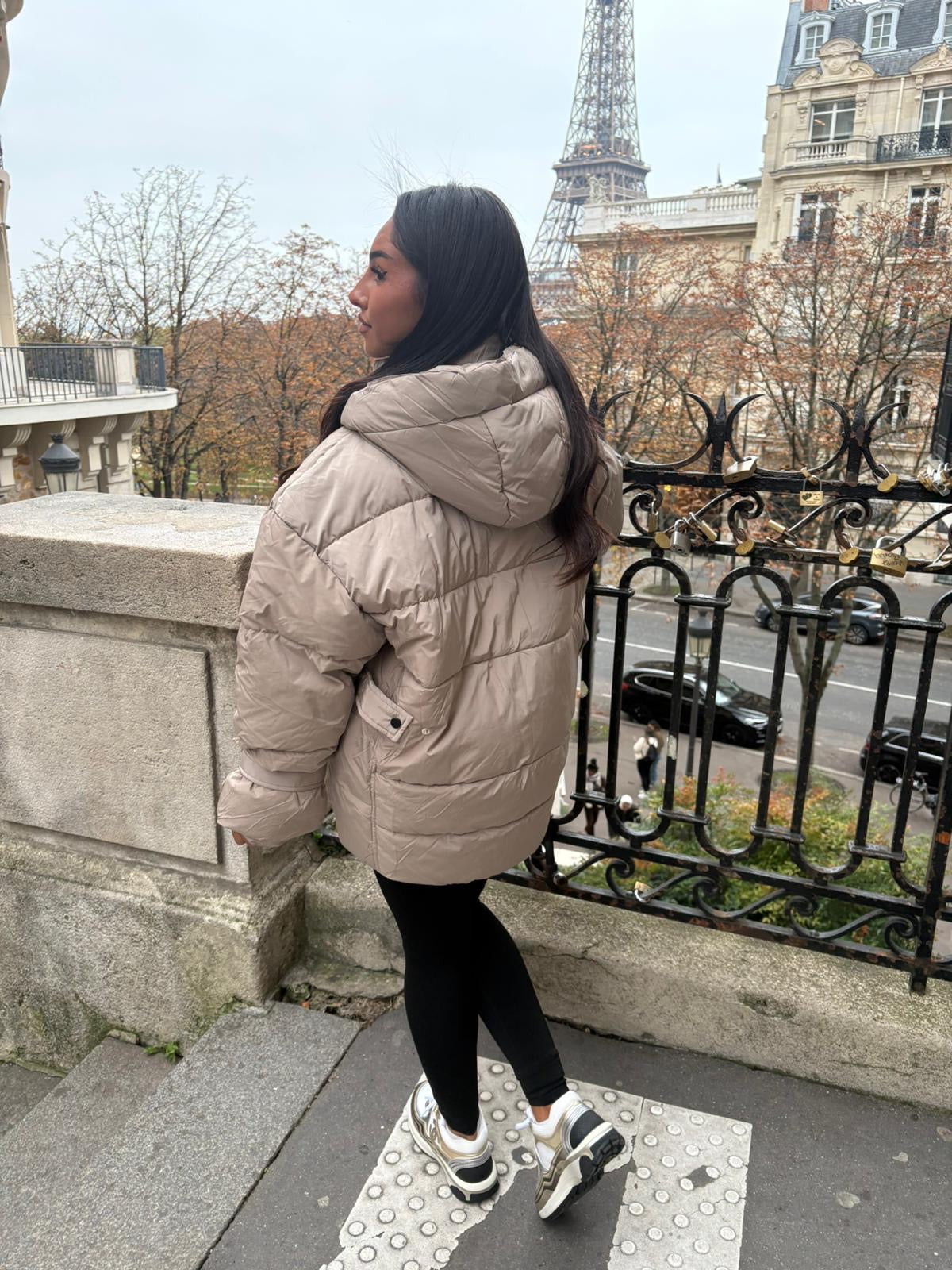 Doudoune by aifos over size ( taille unique ajustable du s au 44