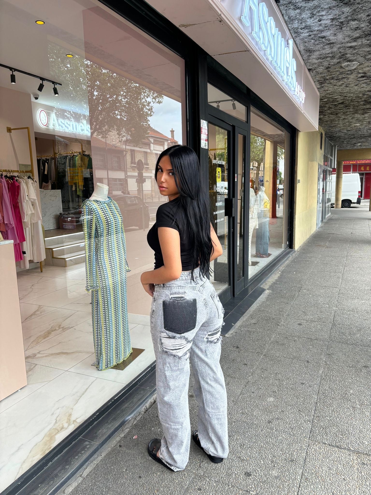 Jean best seller gris