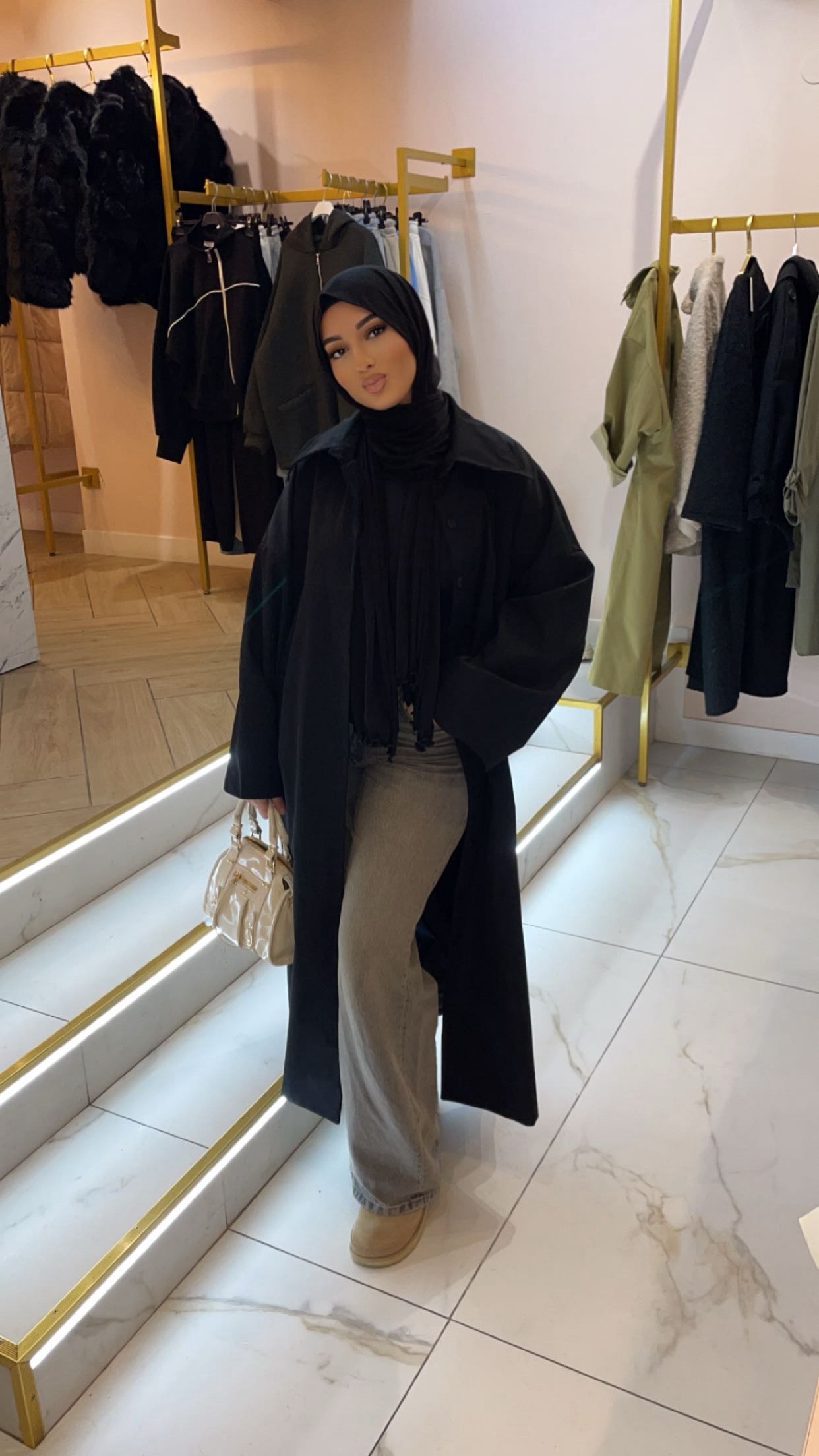 Trench long imperméable