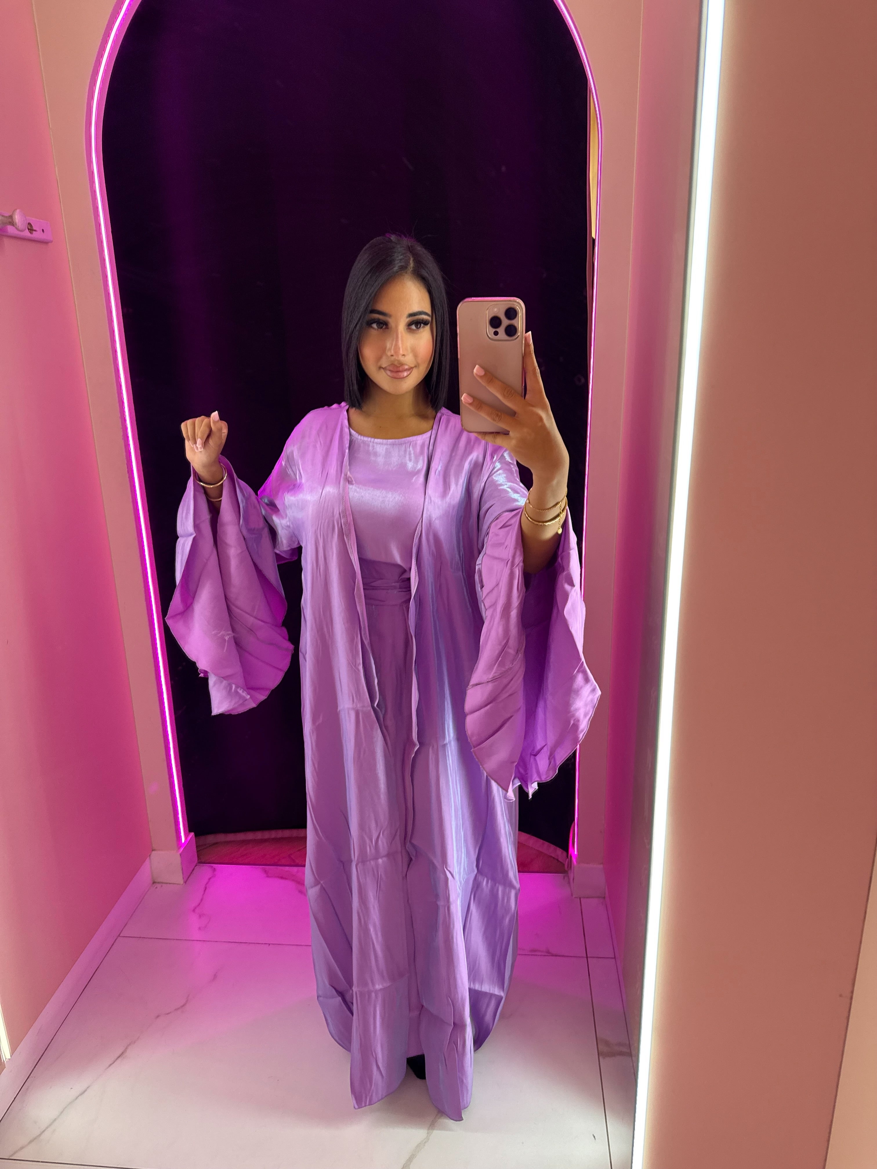 Abaya purple