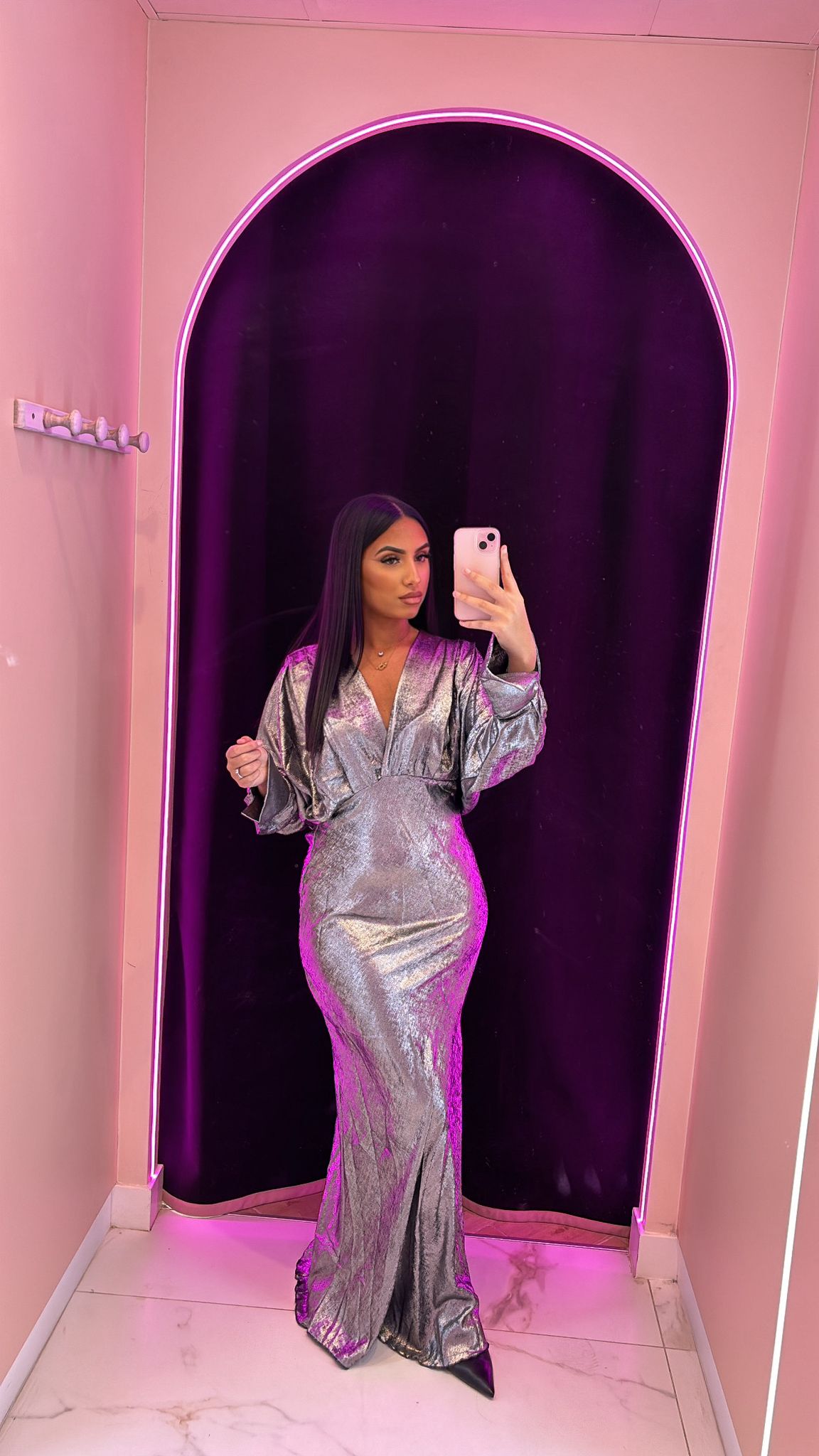 Robe sherazade silver