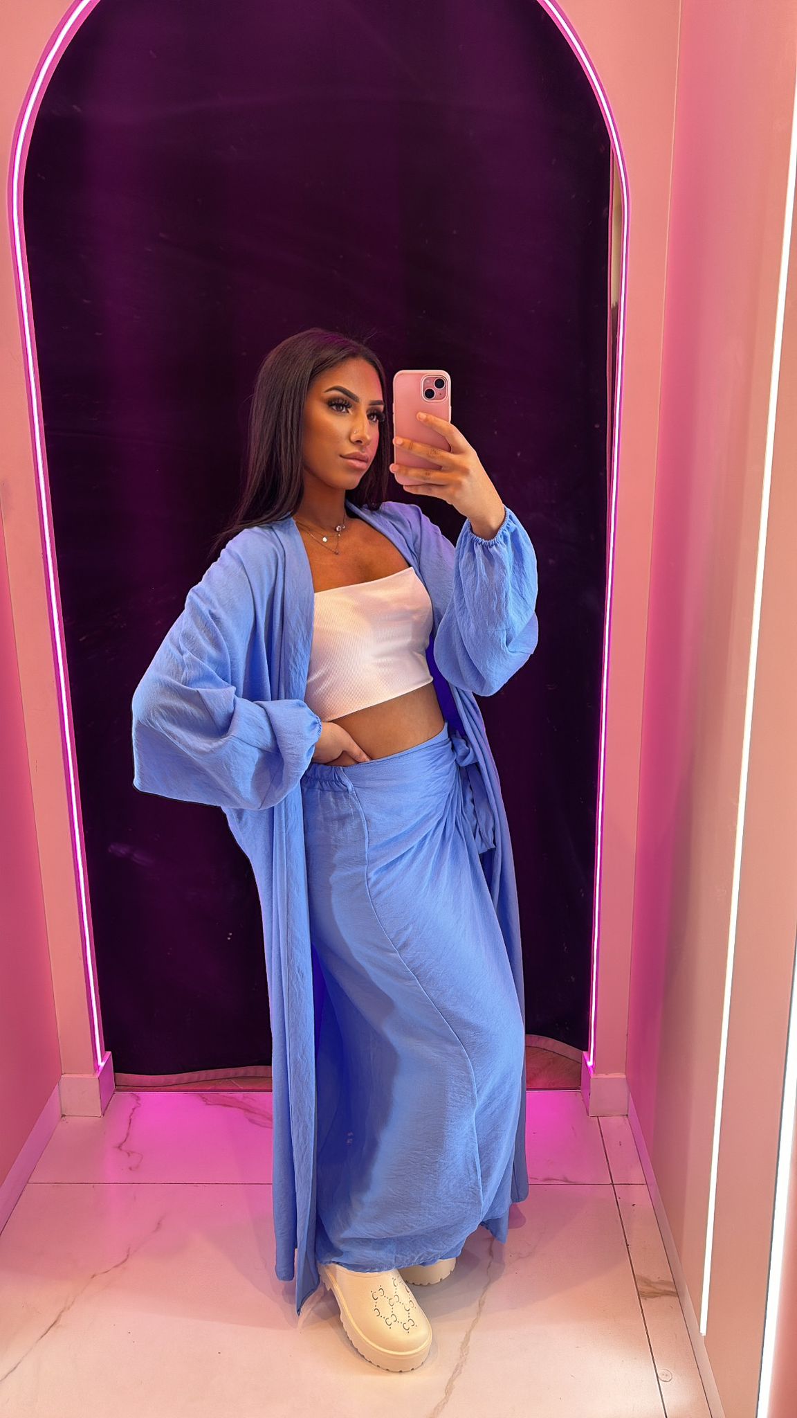 Ensemble kimono jupe