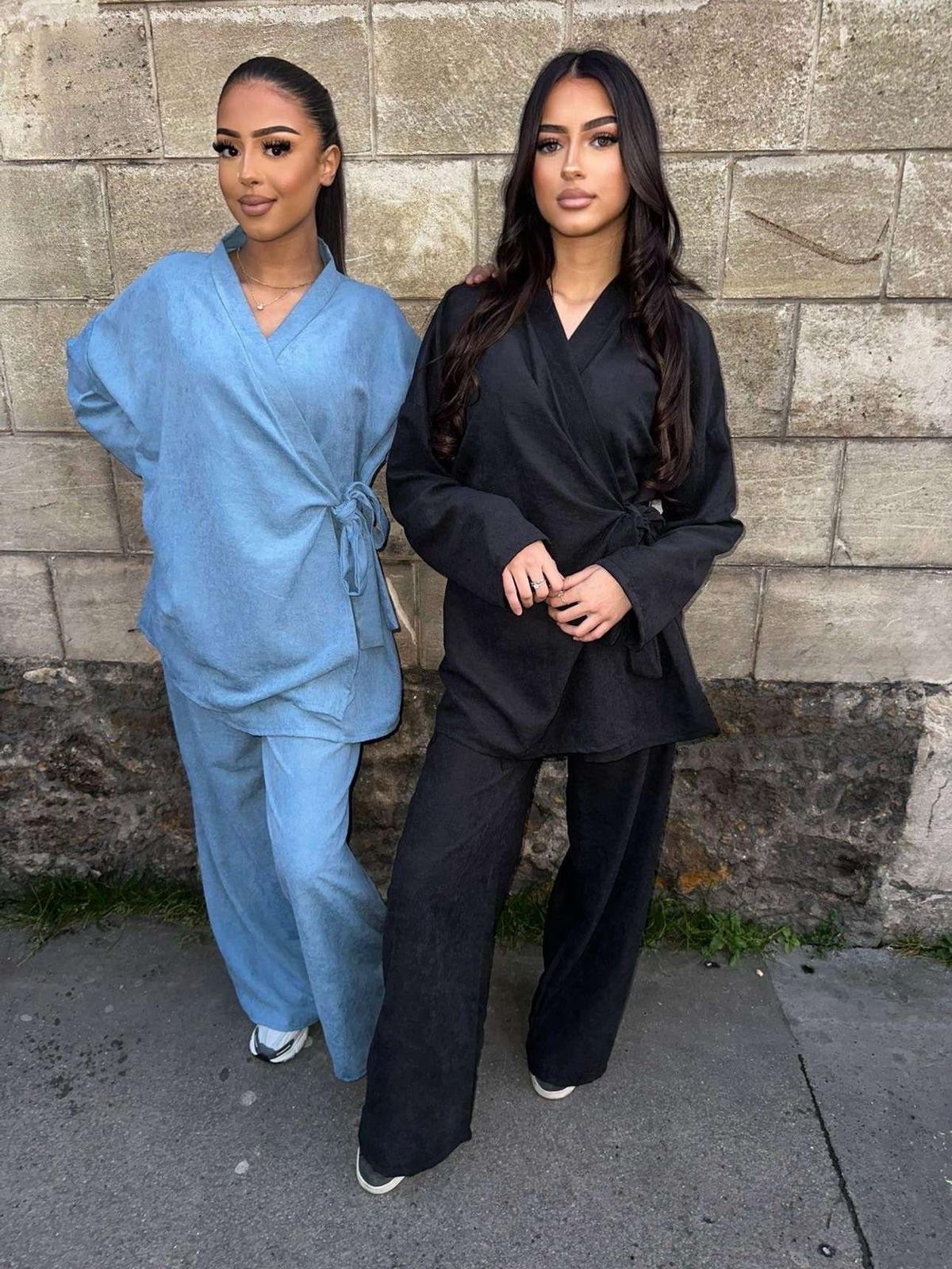 Ensemble fedoua matière suédine