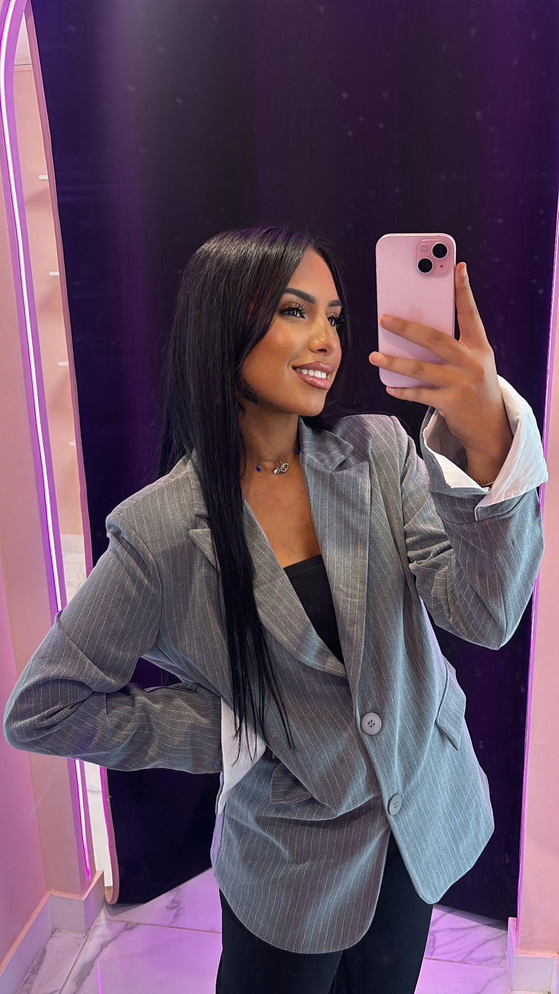 Blazer over size manche chemise