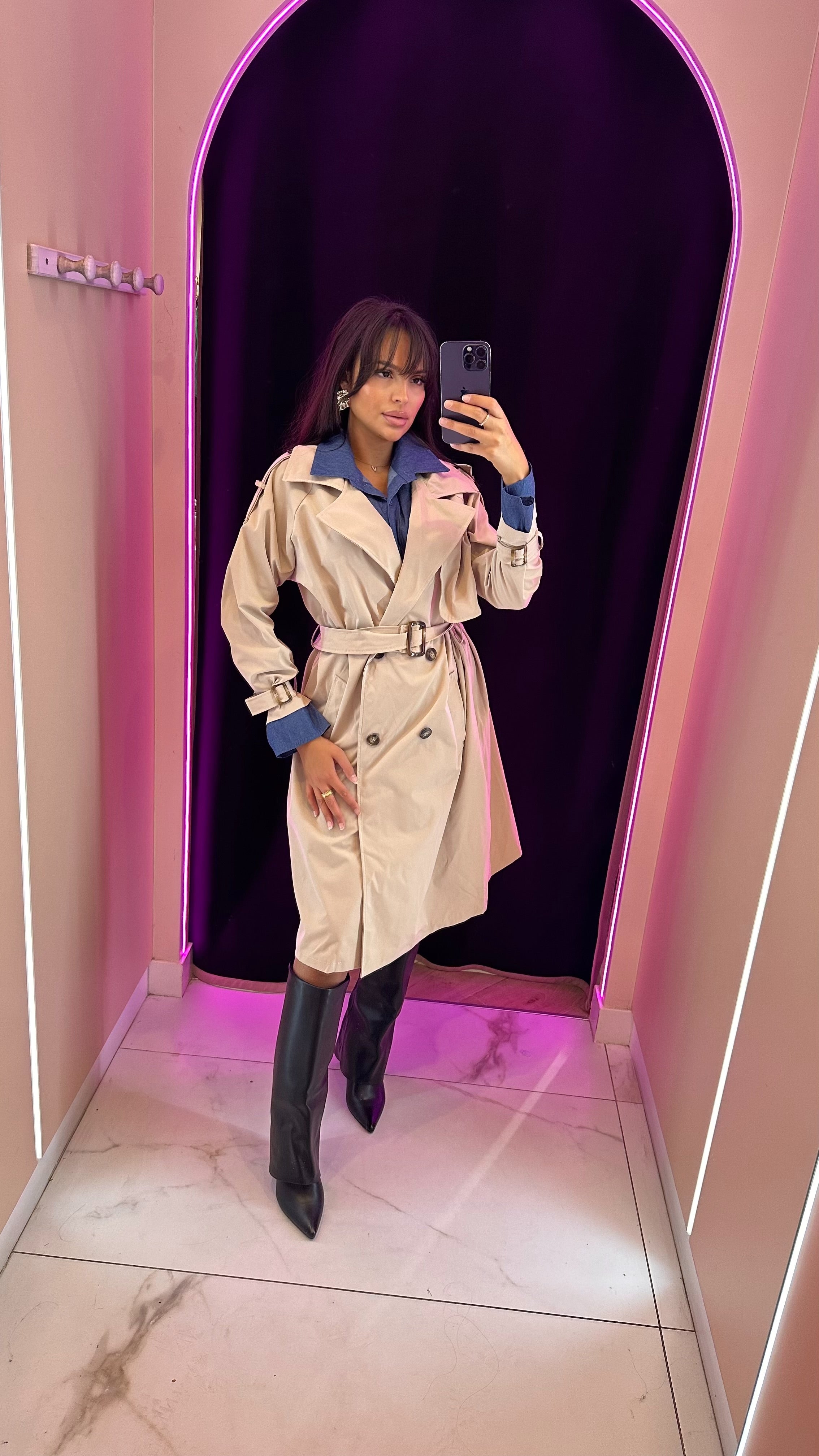 Trench chemise inclu