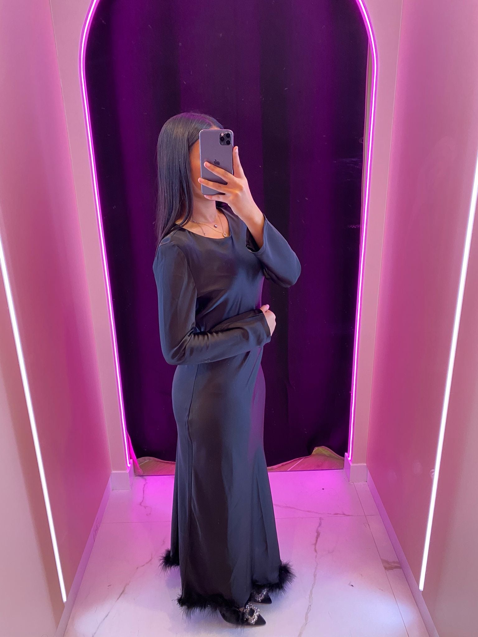 Robe à plume enchantée