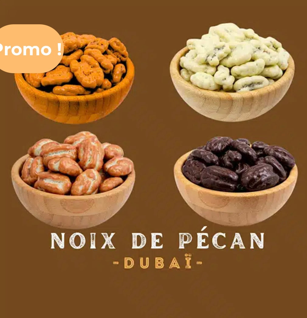 Noix de pécan caramélisées