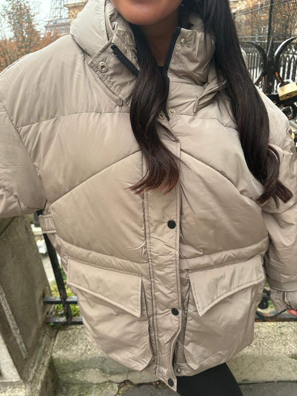 Doudoune by aifos over size ( taille unique ajustable du s au 44