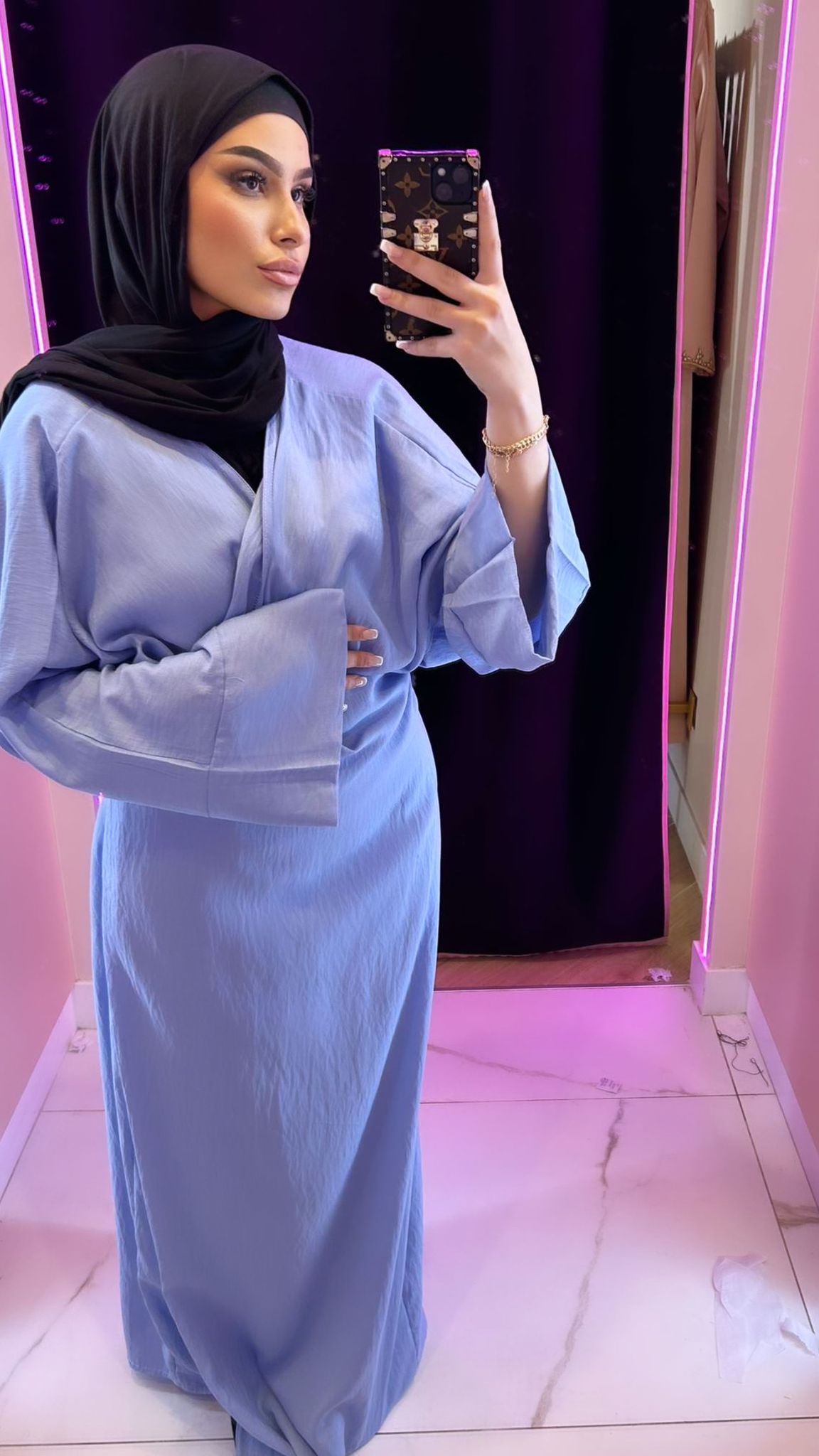 Robe drapé effet lyn