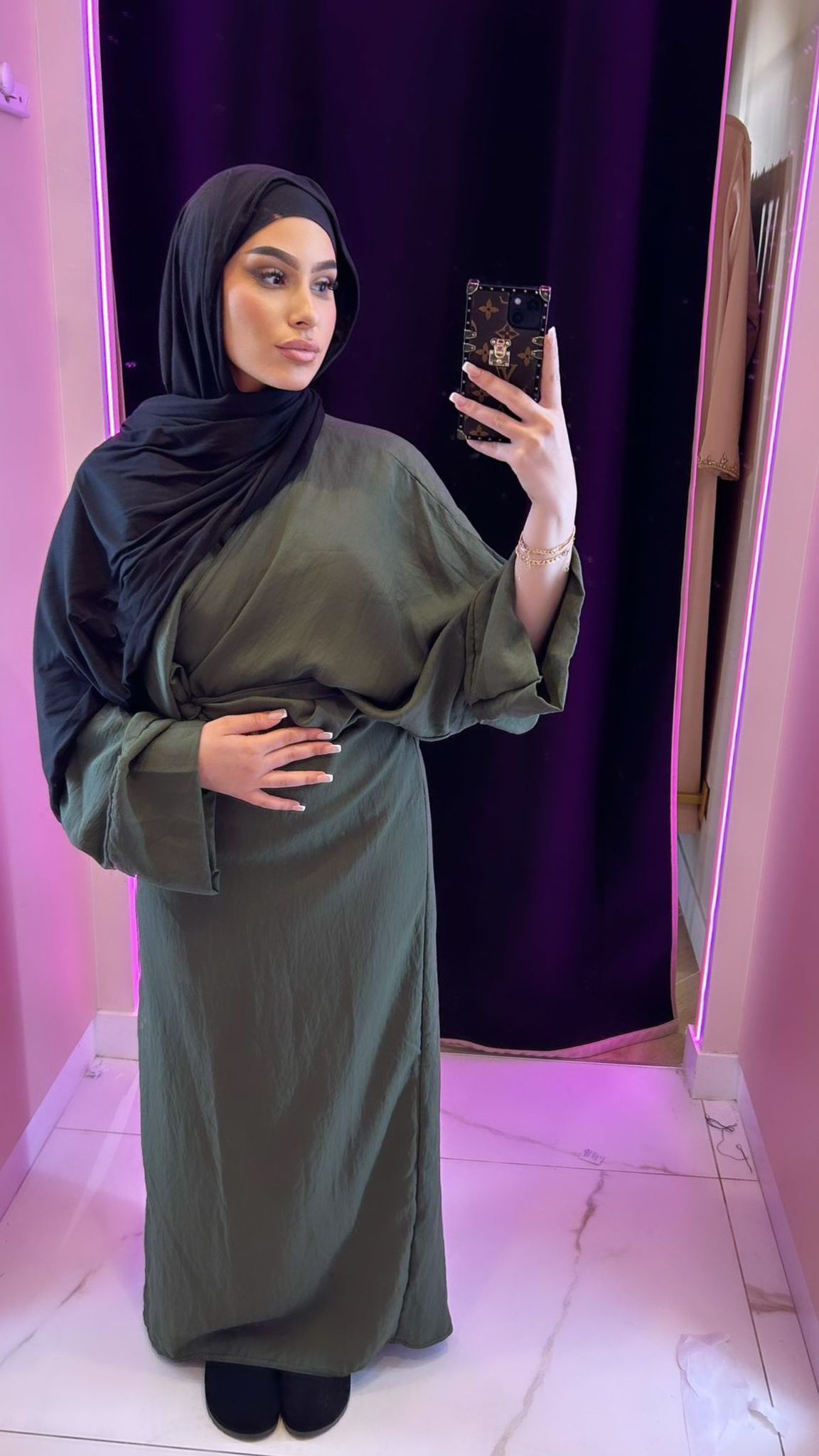 Robe drapé effet lyn