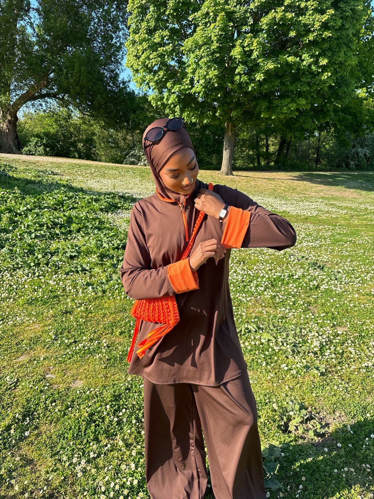Burkini eliza manche bi colore