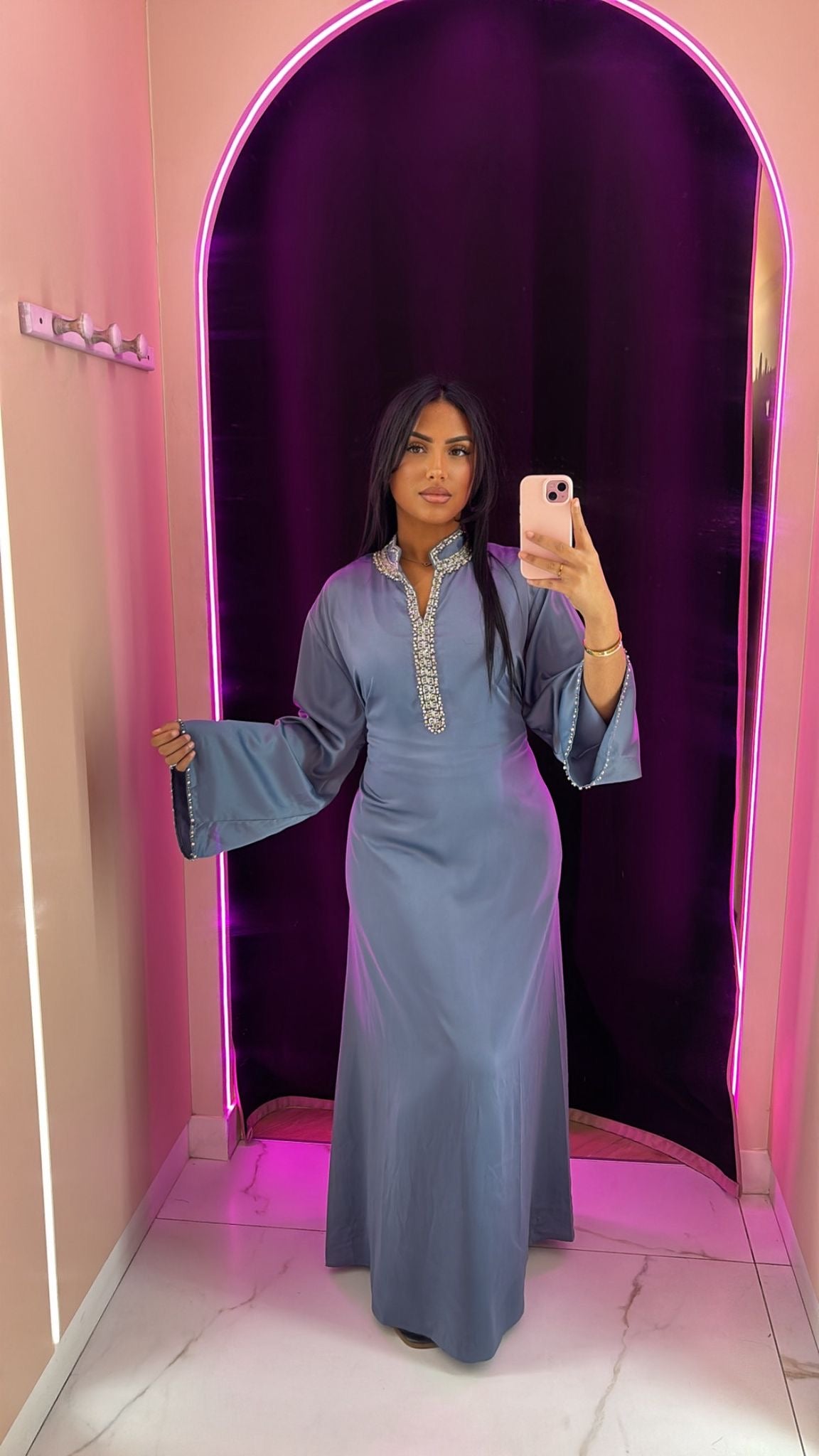 Abaya fairouz avec ceinture