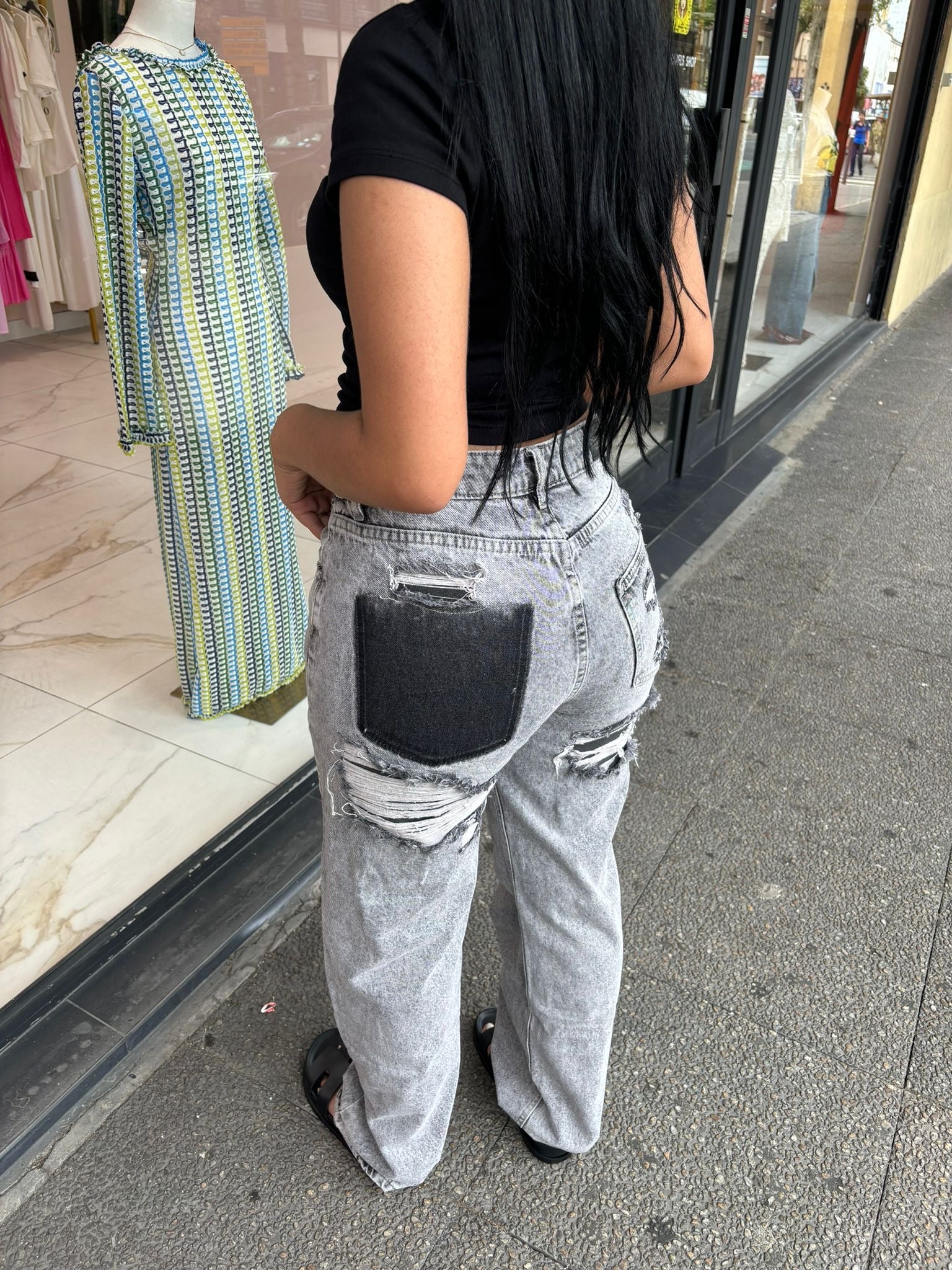 Jean best seller gris