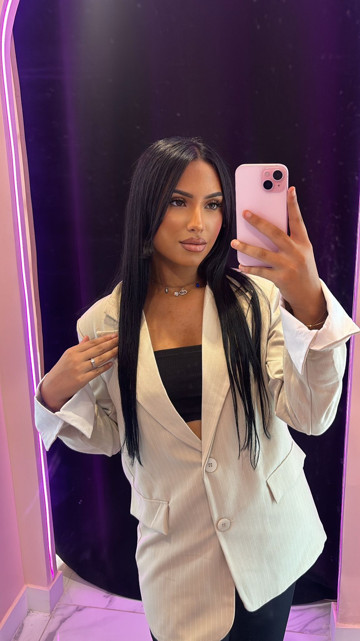 Blazer over size manche chemise
