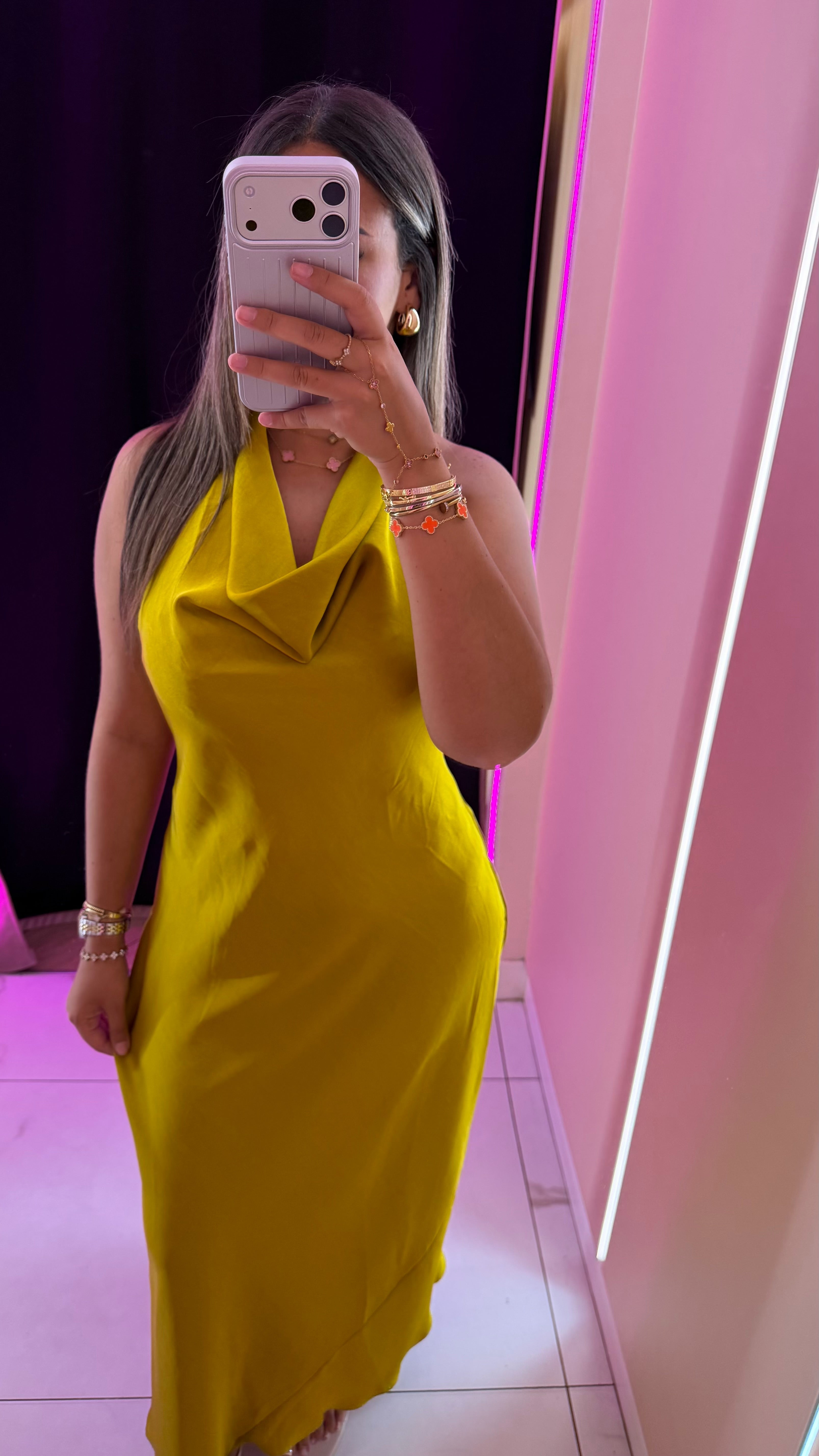 Magnifique robe satin