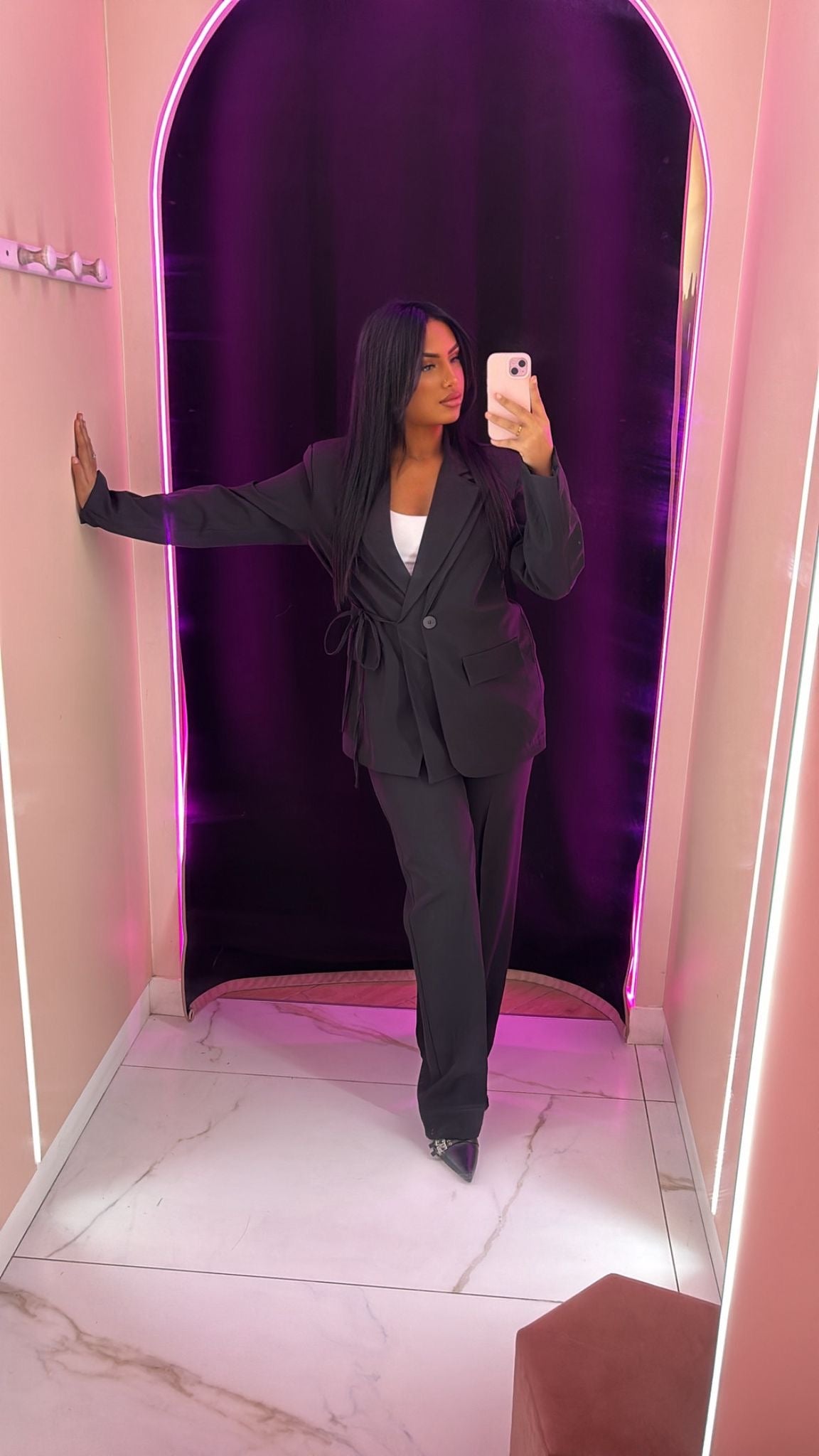 Ensemble tailleur noué