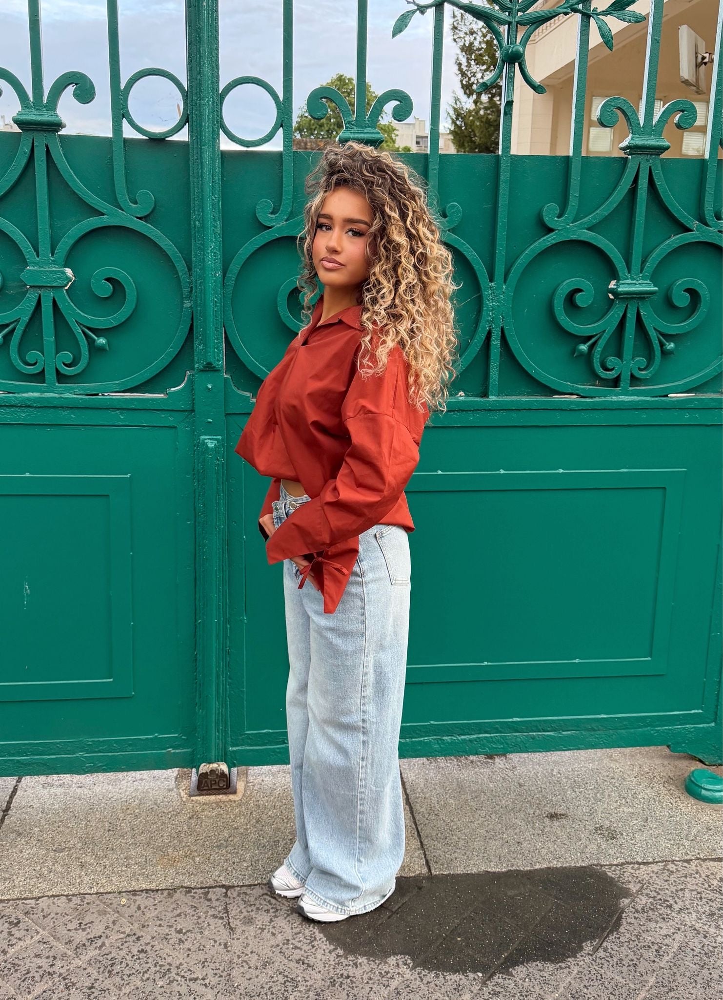 Tunique mi longue Ynes ( caché les fesse ajustable )