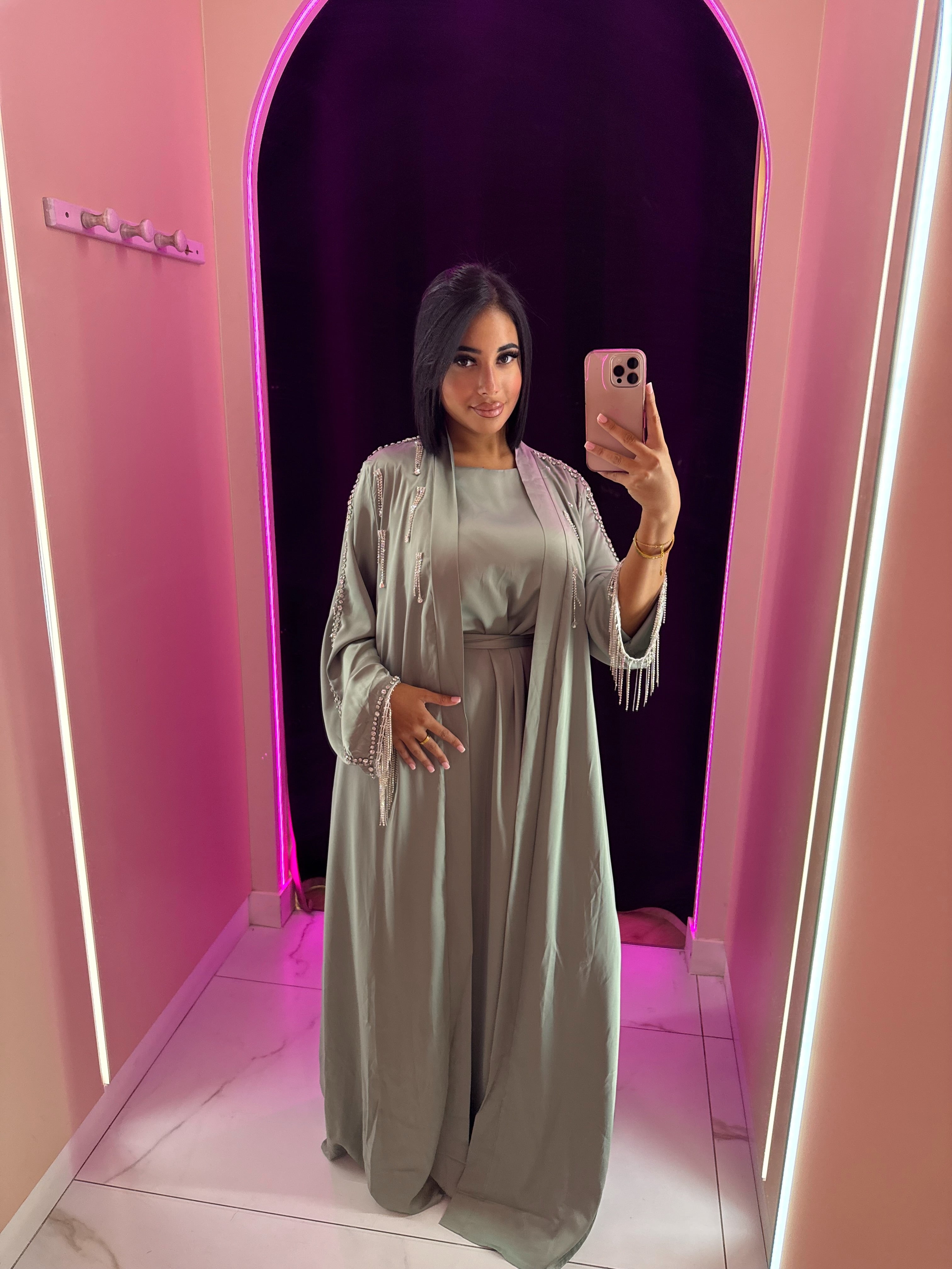 Abaya strass emirati