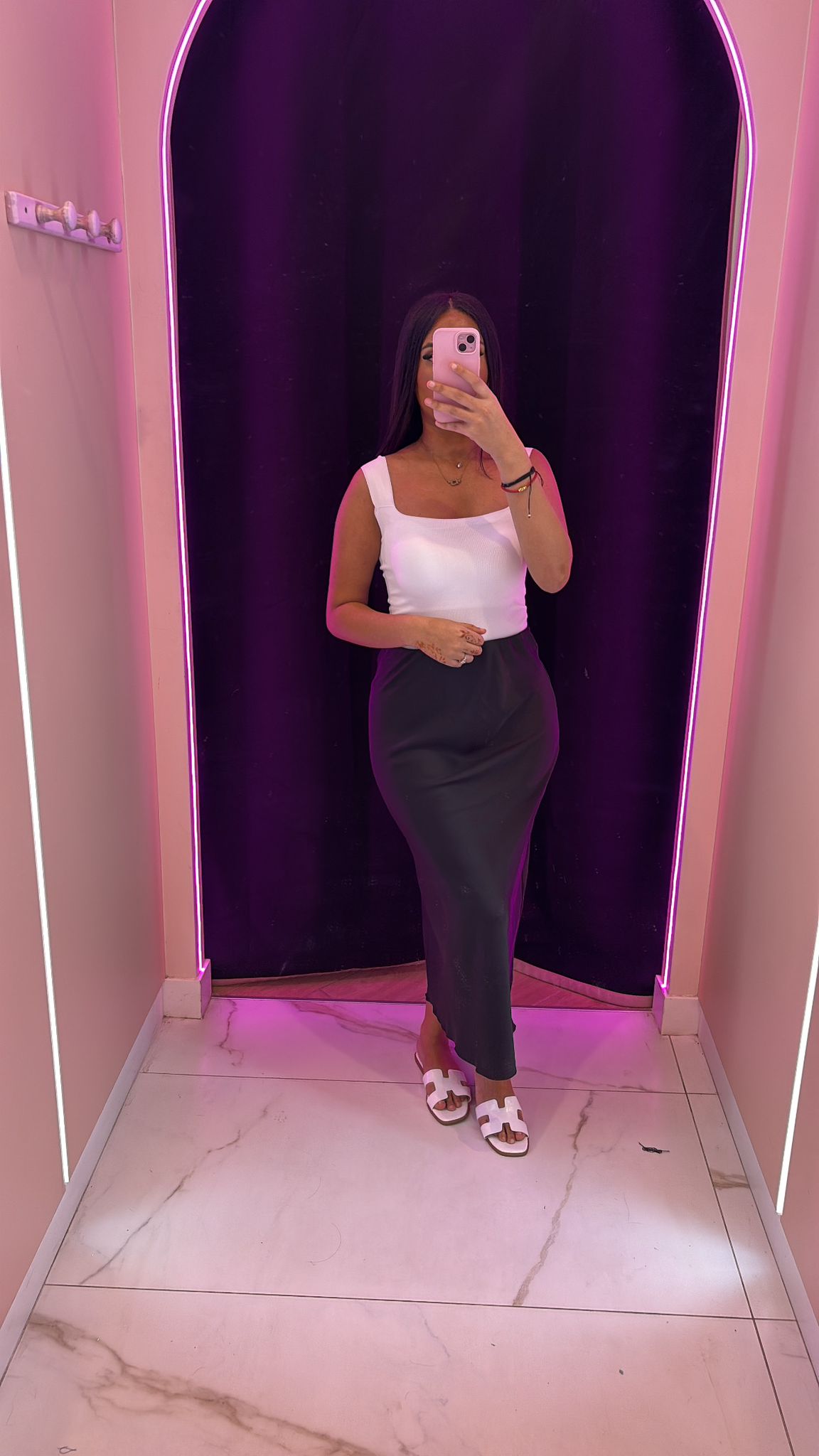 Jupe longue sans fente