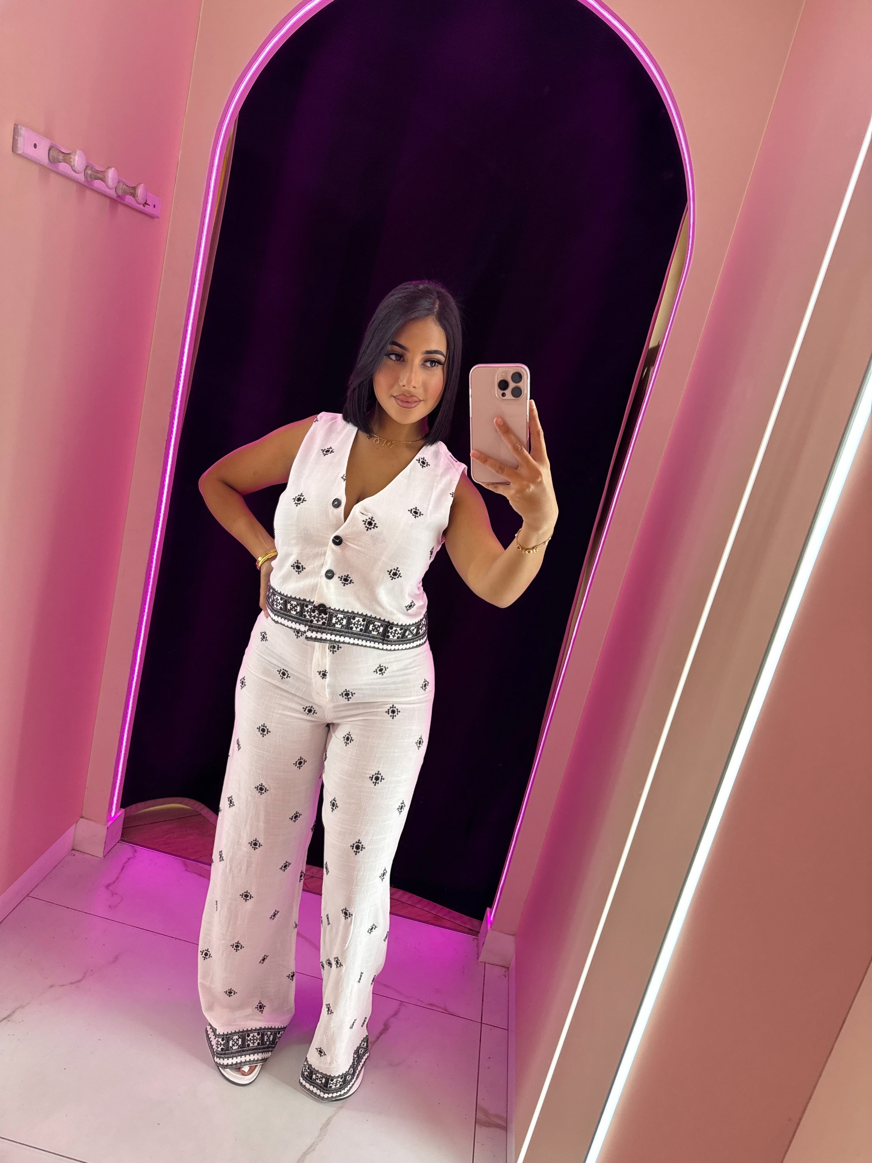 Ensemble en lin qualité supérieur