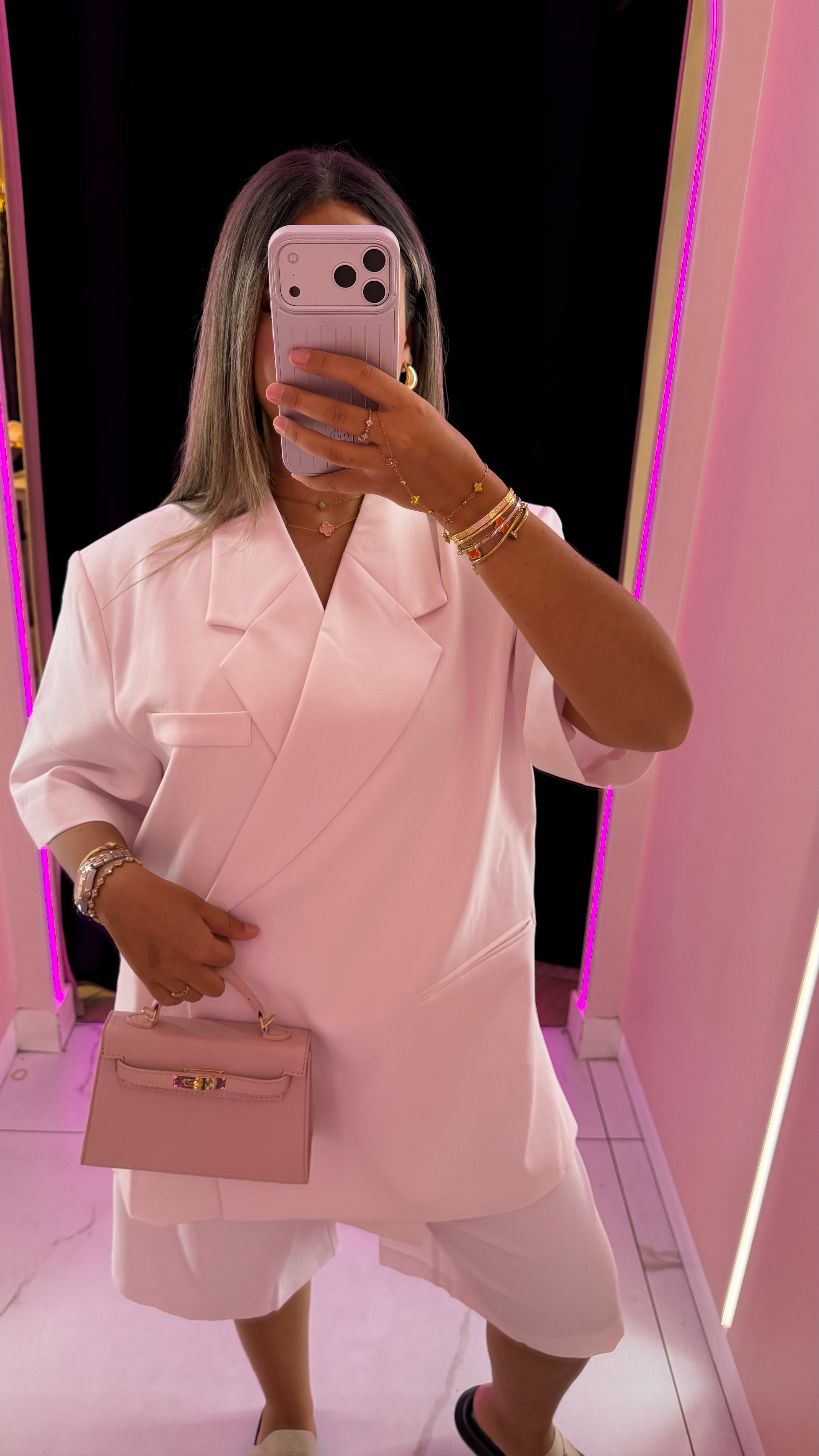Ensemble blazer qualité supérieur rose bonbon 🍬