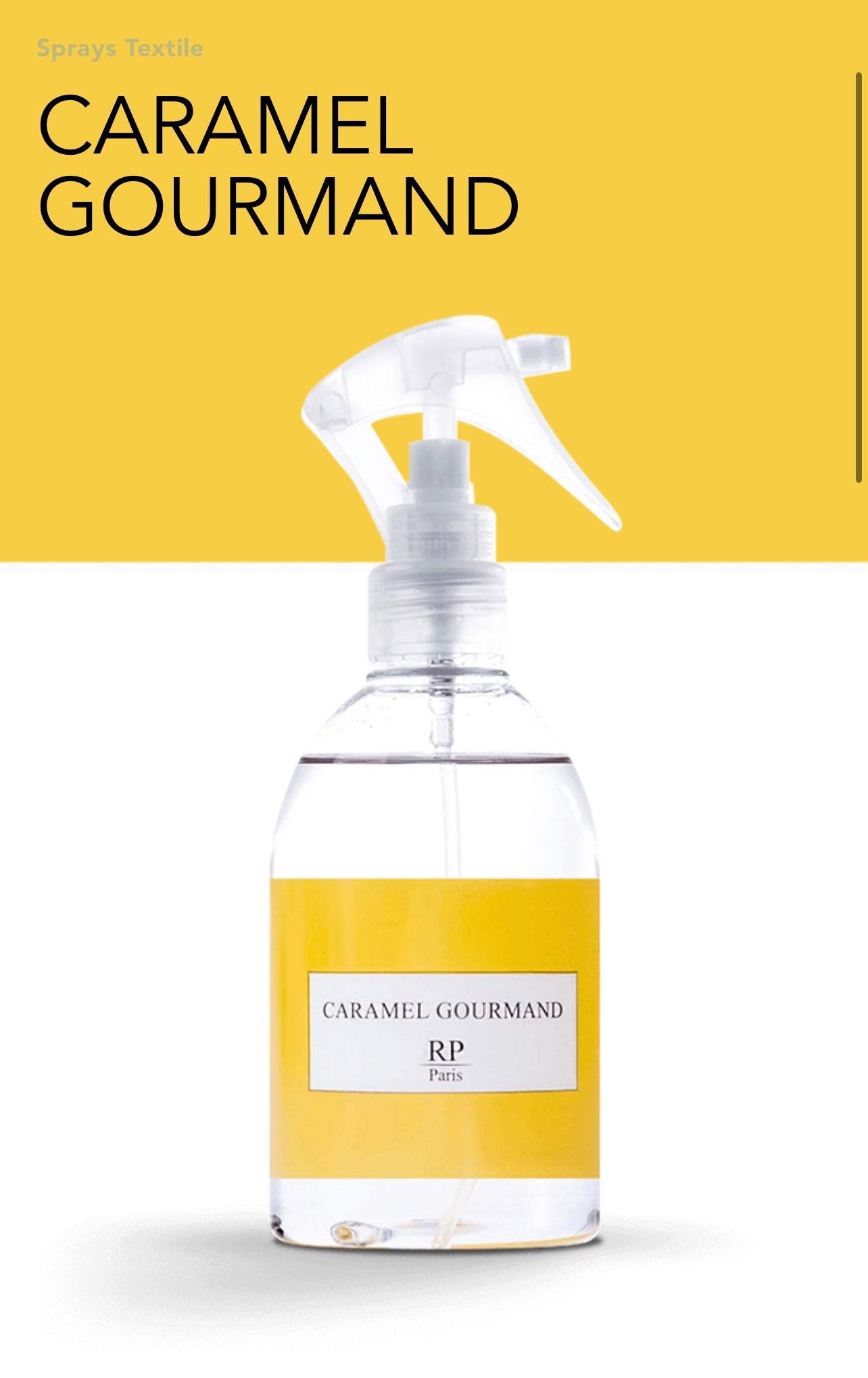 SPRAY TEXTILE CARAMEL GOURMAND 250ML