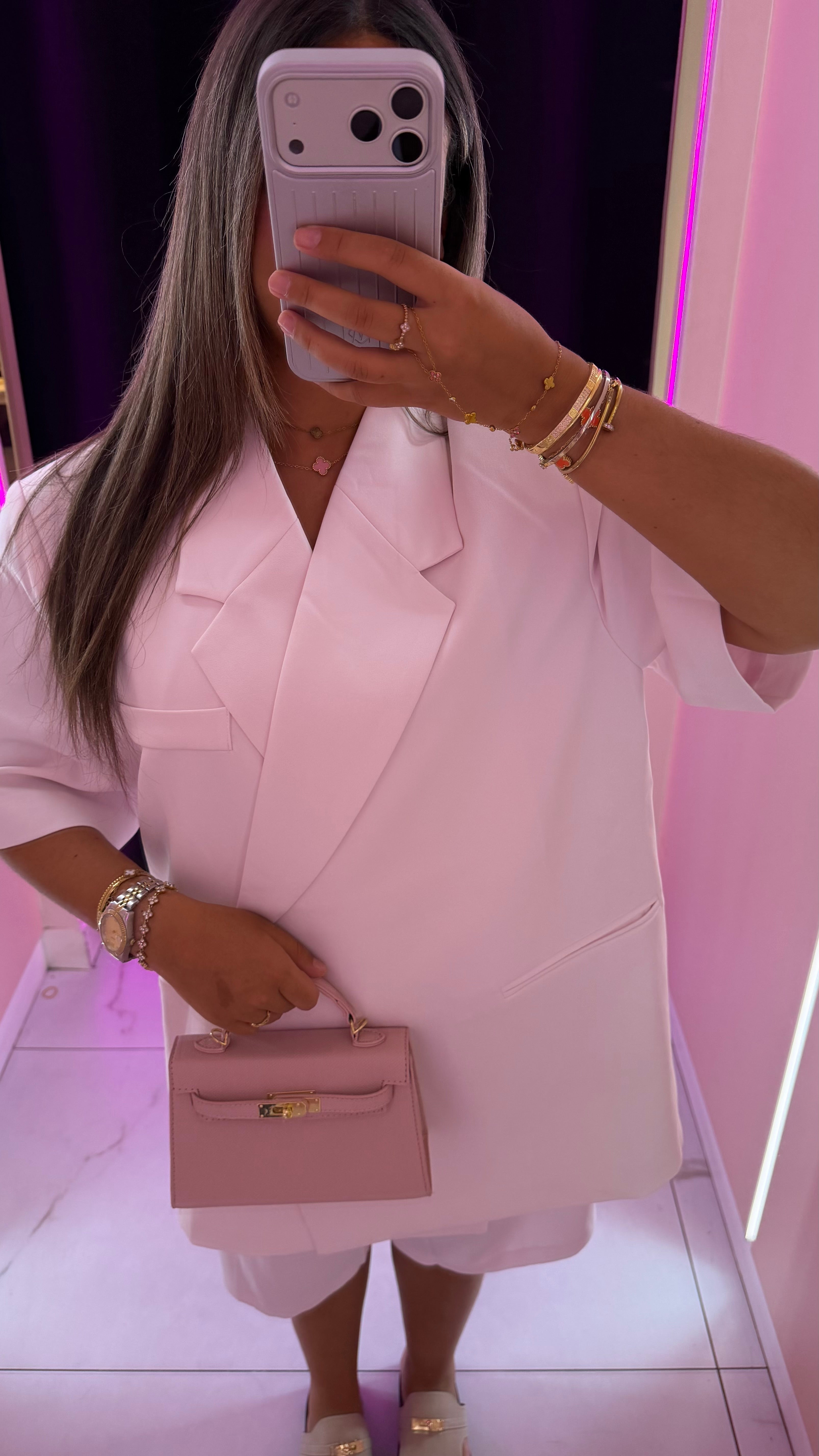 Ensemble blazer qualité supérieur rose bonbon 🍬