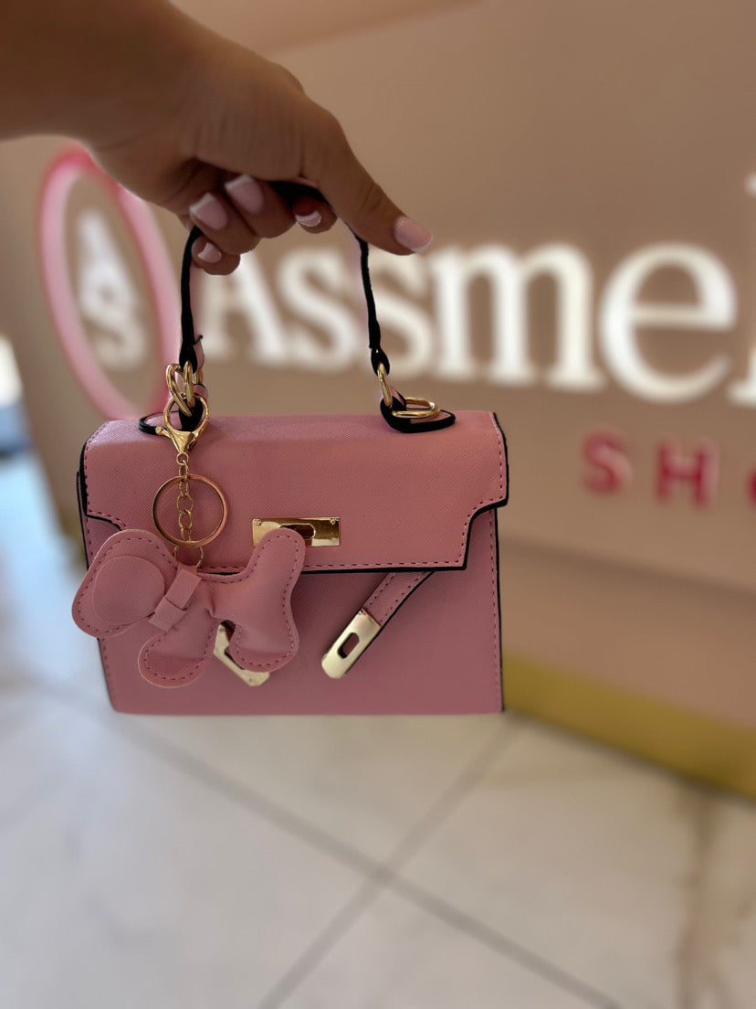 Sac en cuir avec porte clé