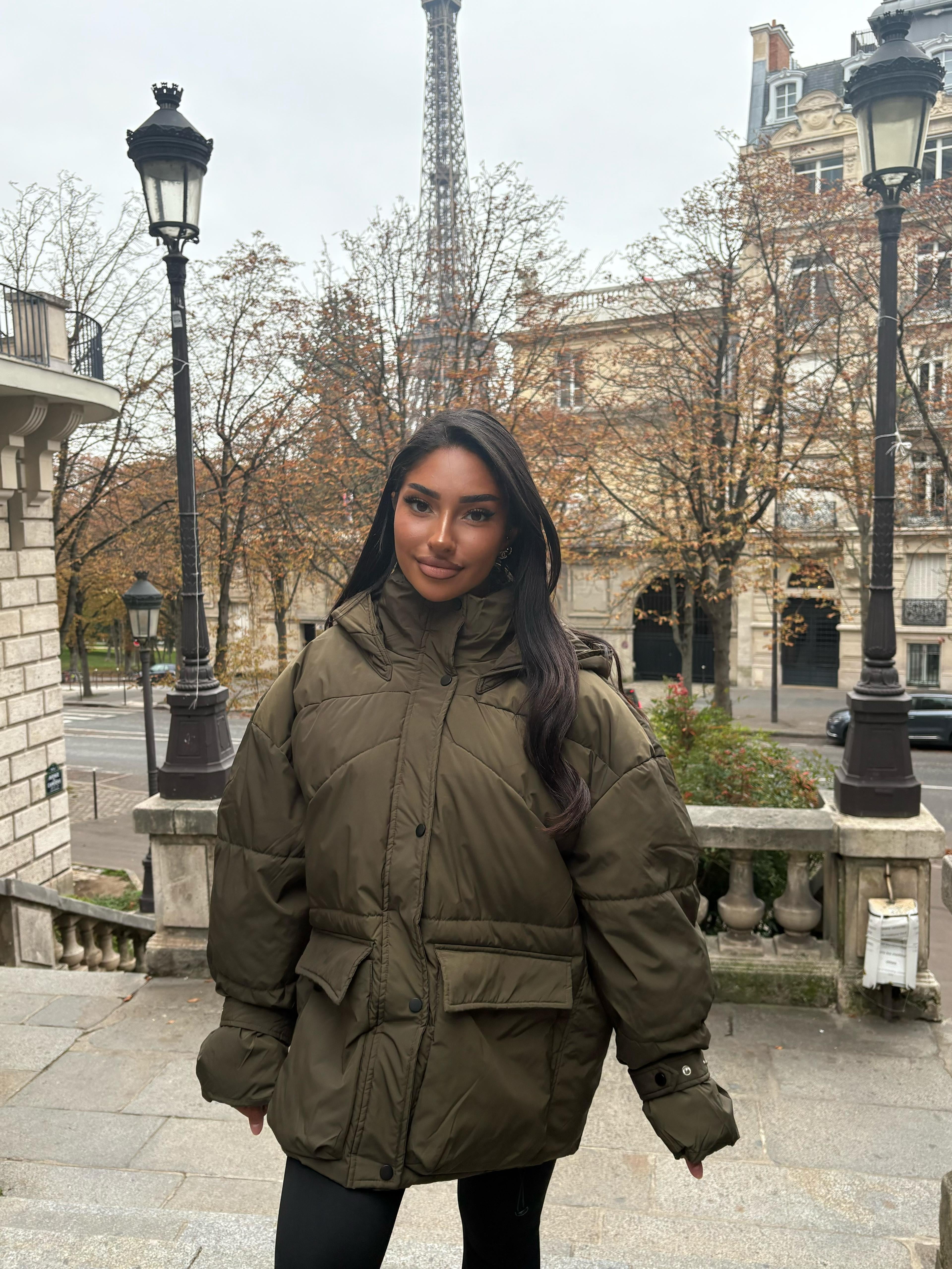 Doudoune by aifos over size ( taille unique ajustable du s au 44