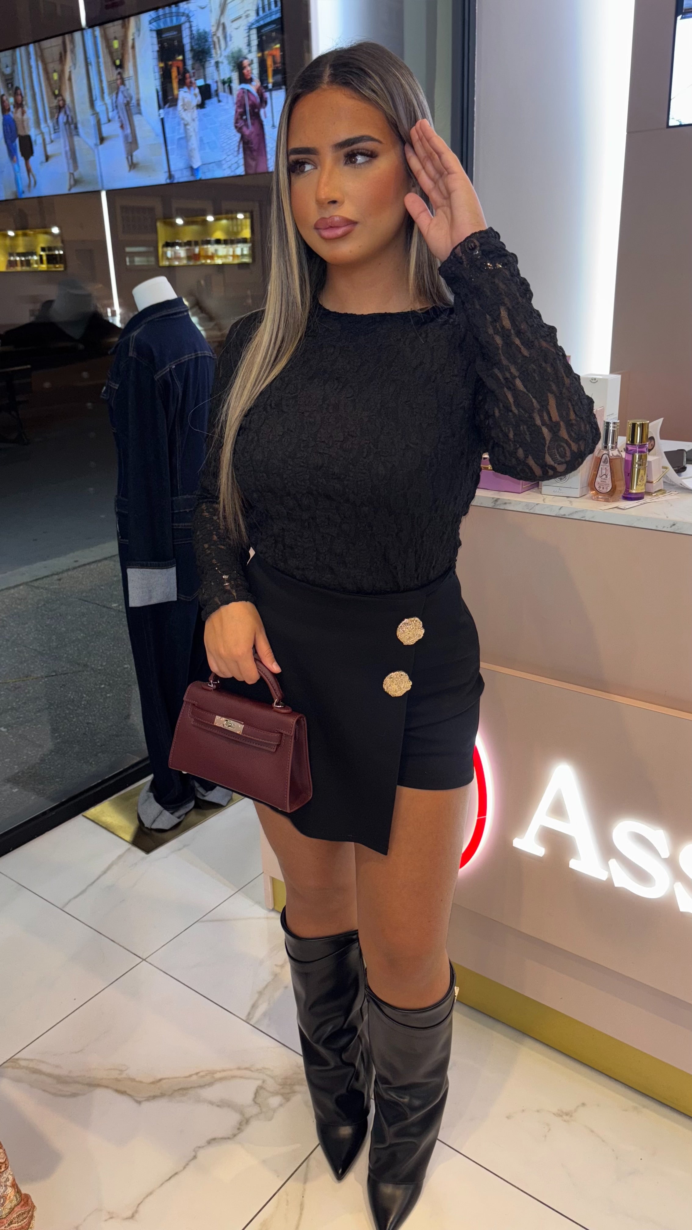 Jupe short pépite