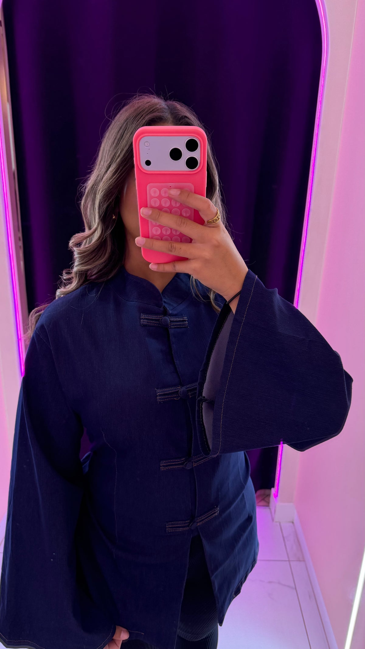Haut Tokyo en jean reserable au dos