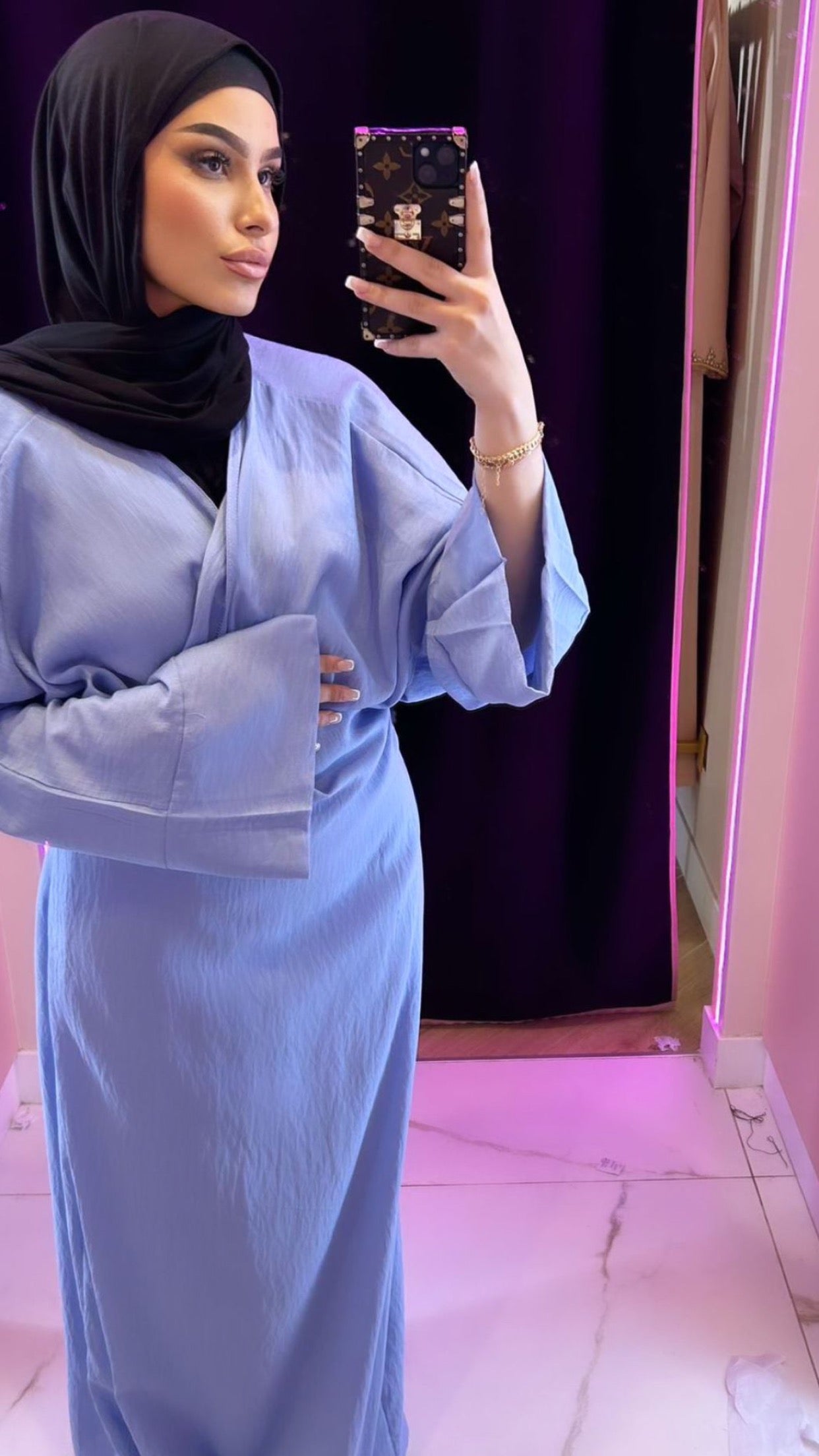 Robe drapé effet lyn