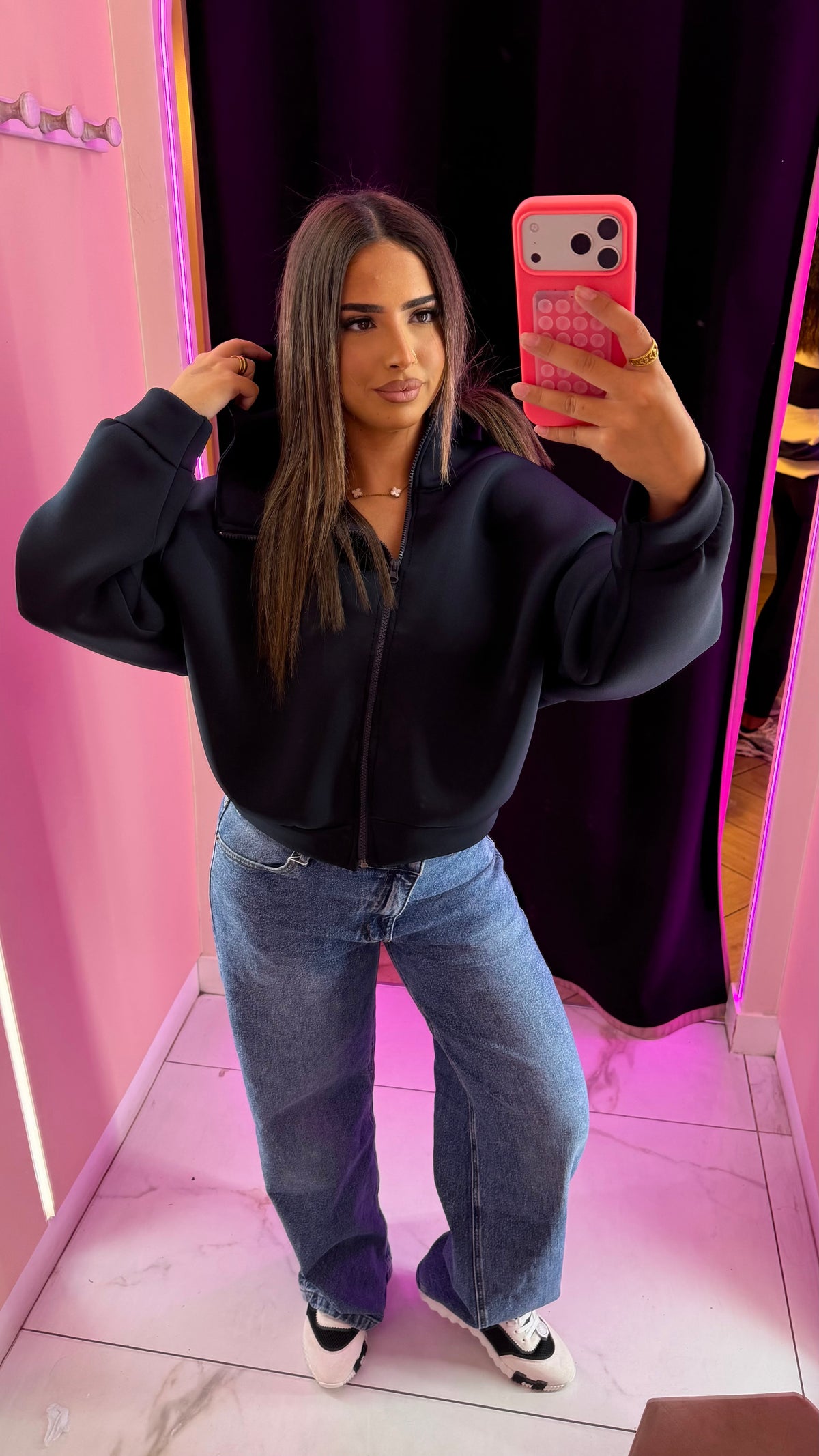 veste à zip capuche