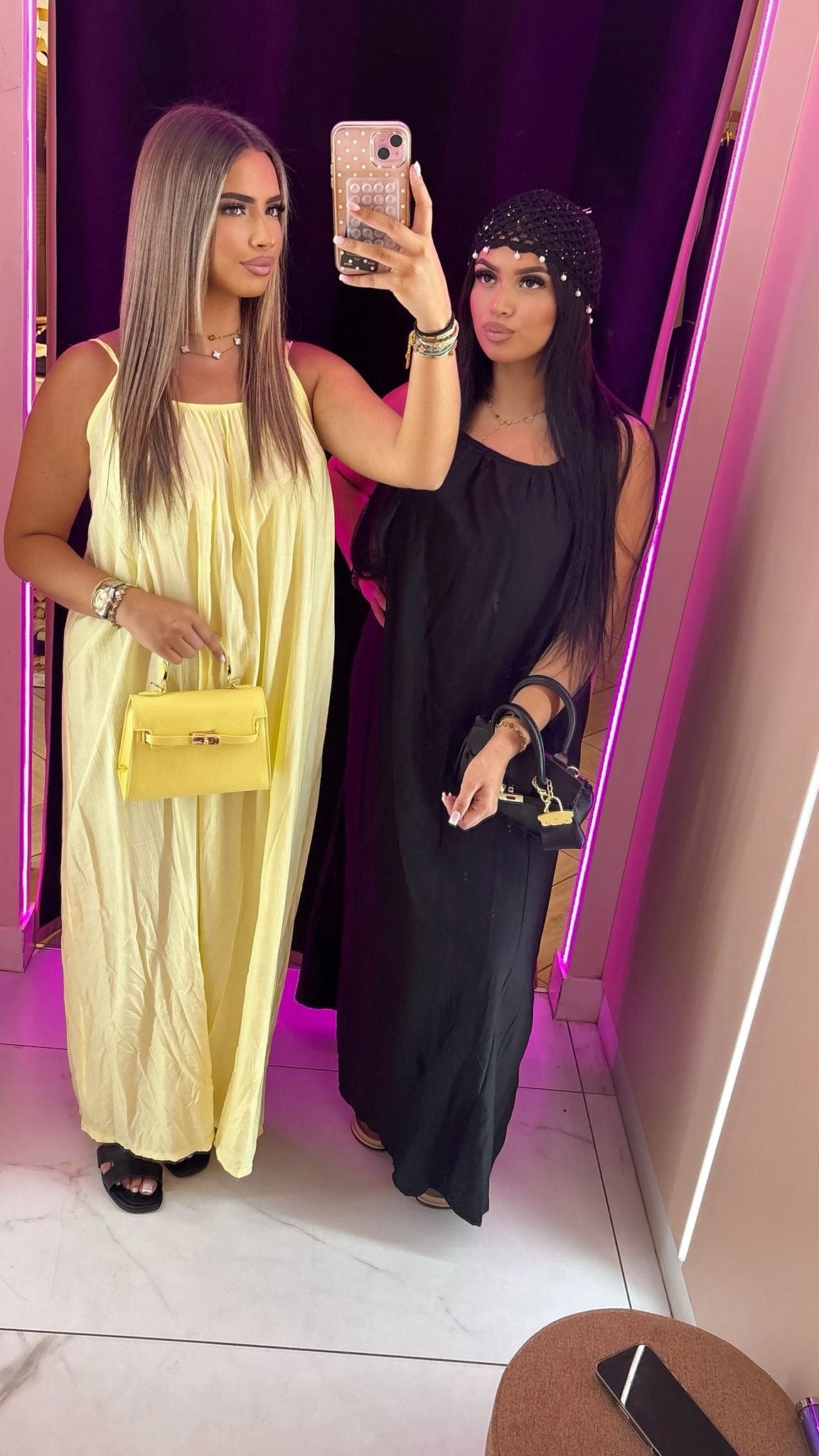 Robe coton gaz 💛🤎🖤🤍💚