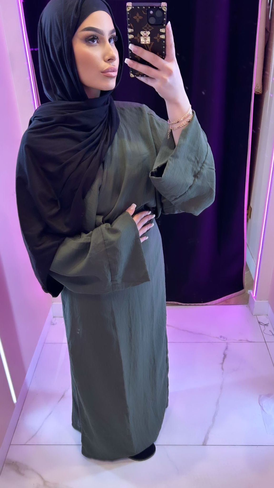 Robe drapé effet lyn