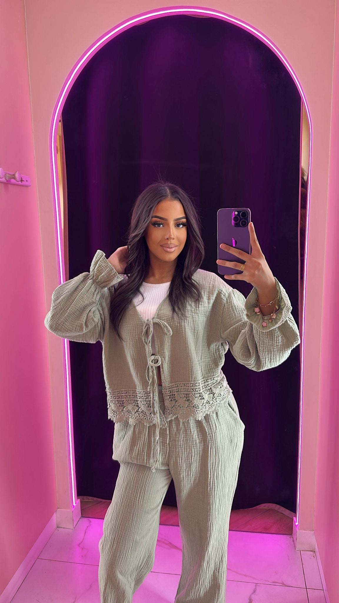 Ensemble gaz de coton