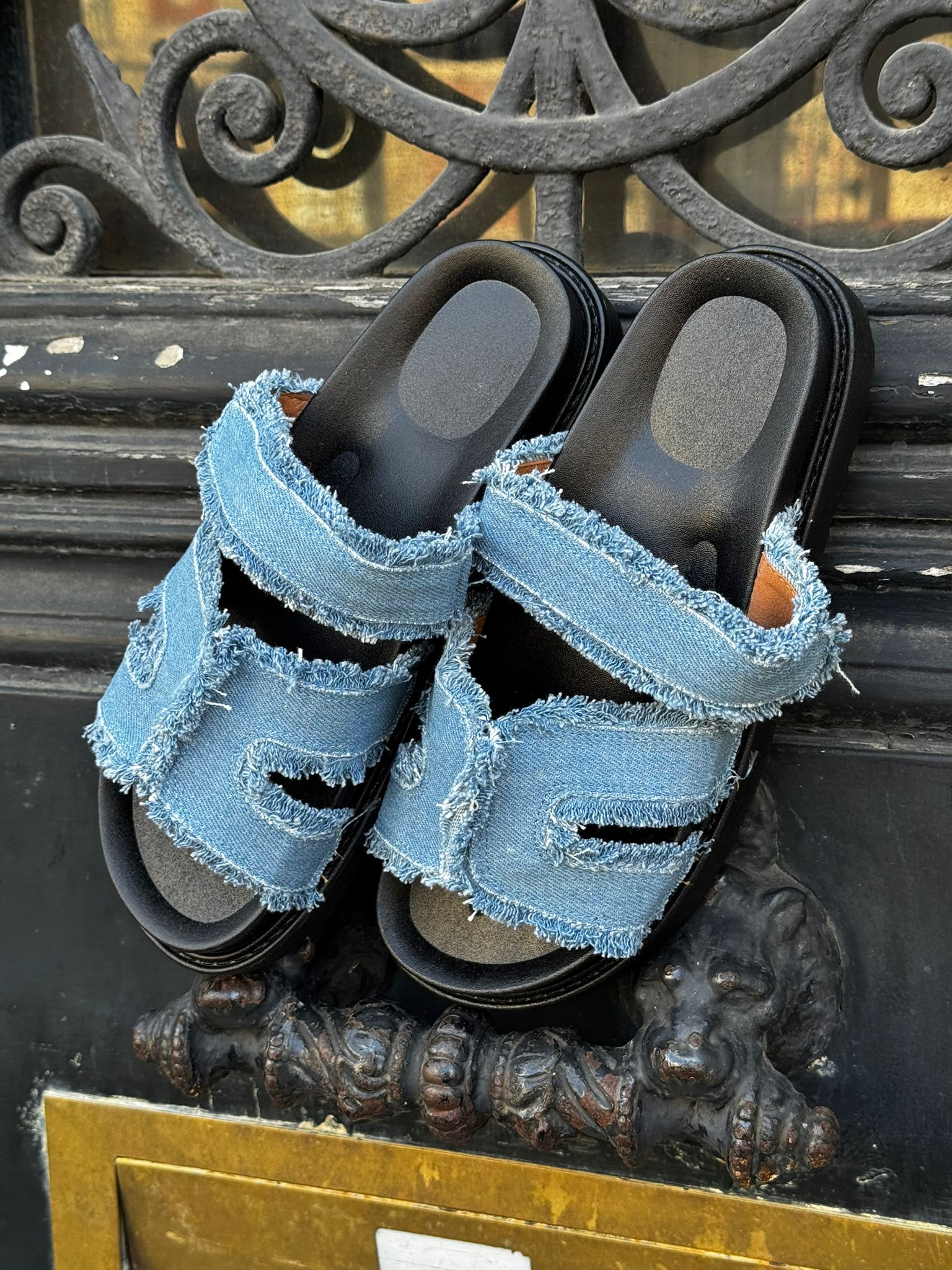 Claquette en jean