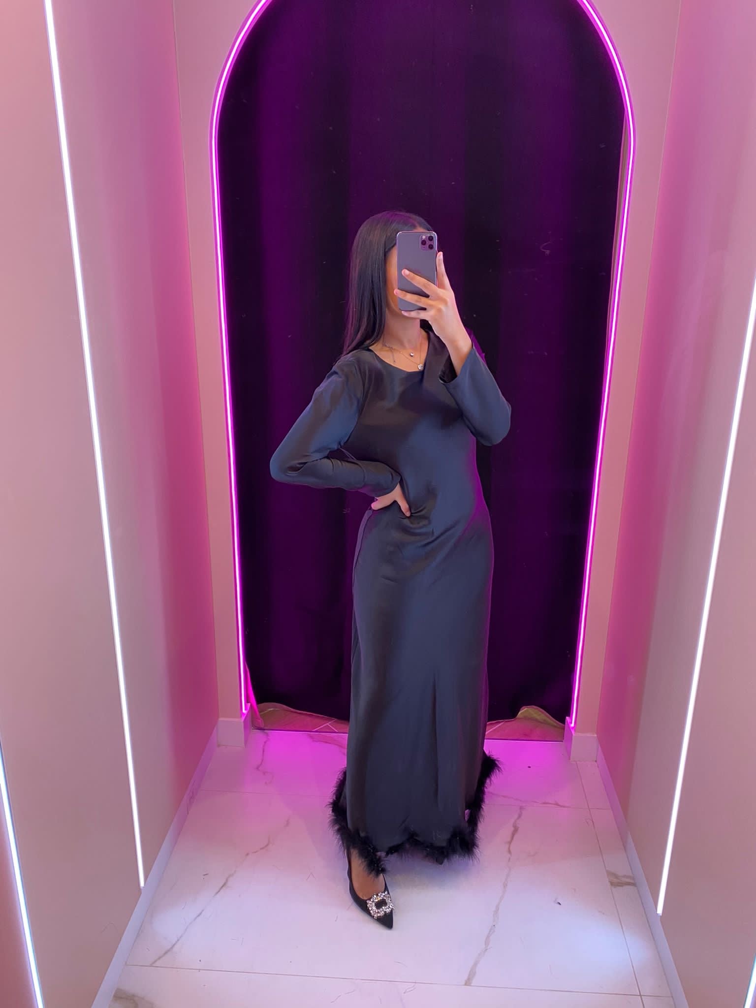 Robe à plume enchantée