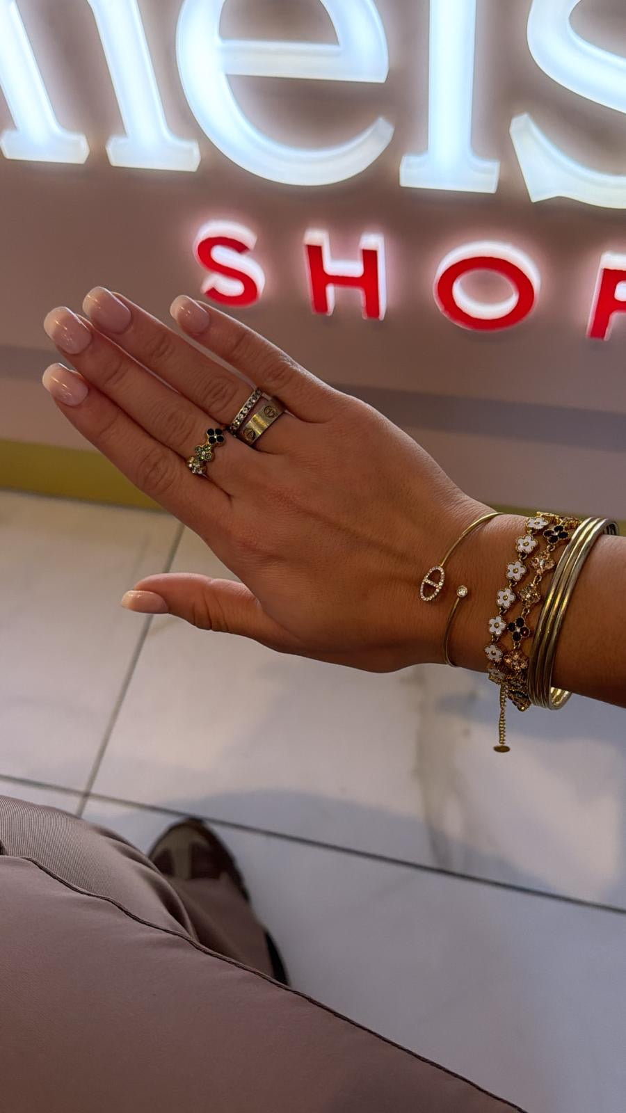 Bracelet cd ACIER INOXYDABLE