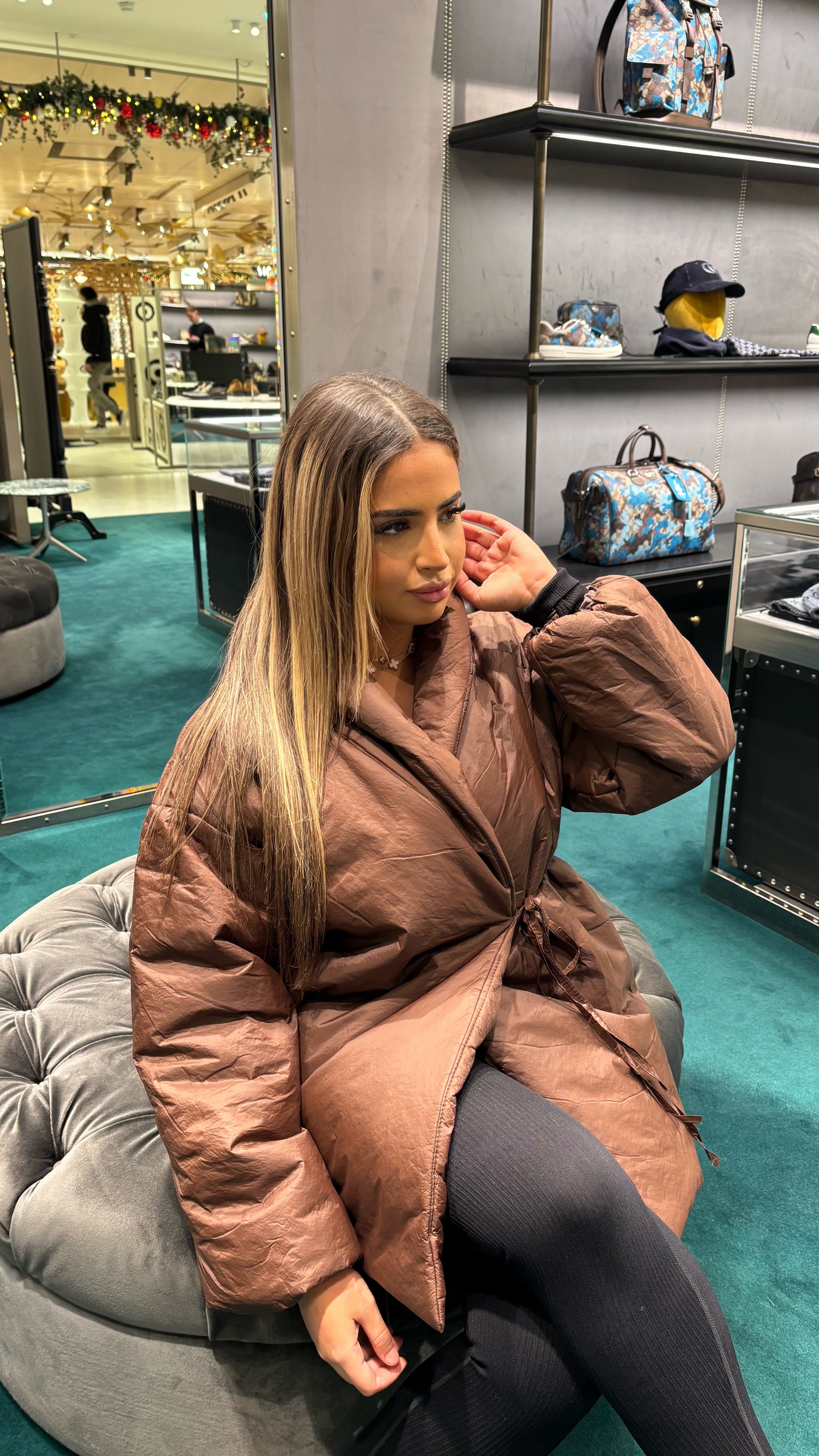 Doudoune pépite ceintré