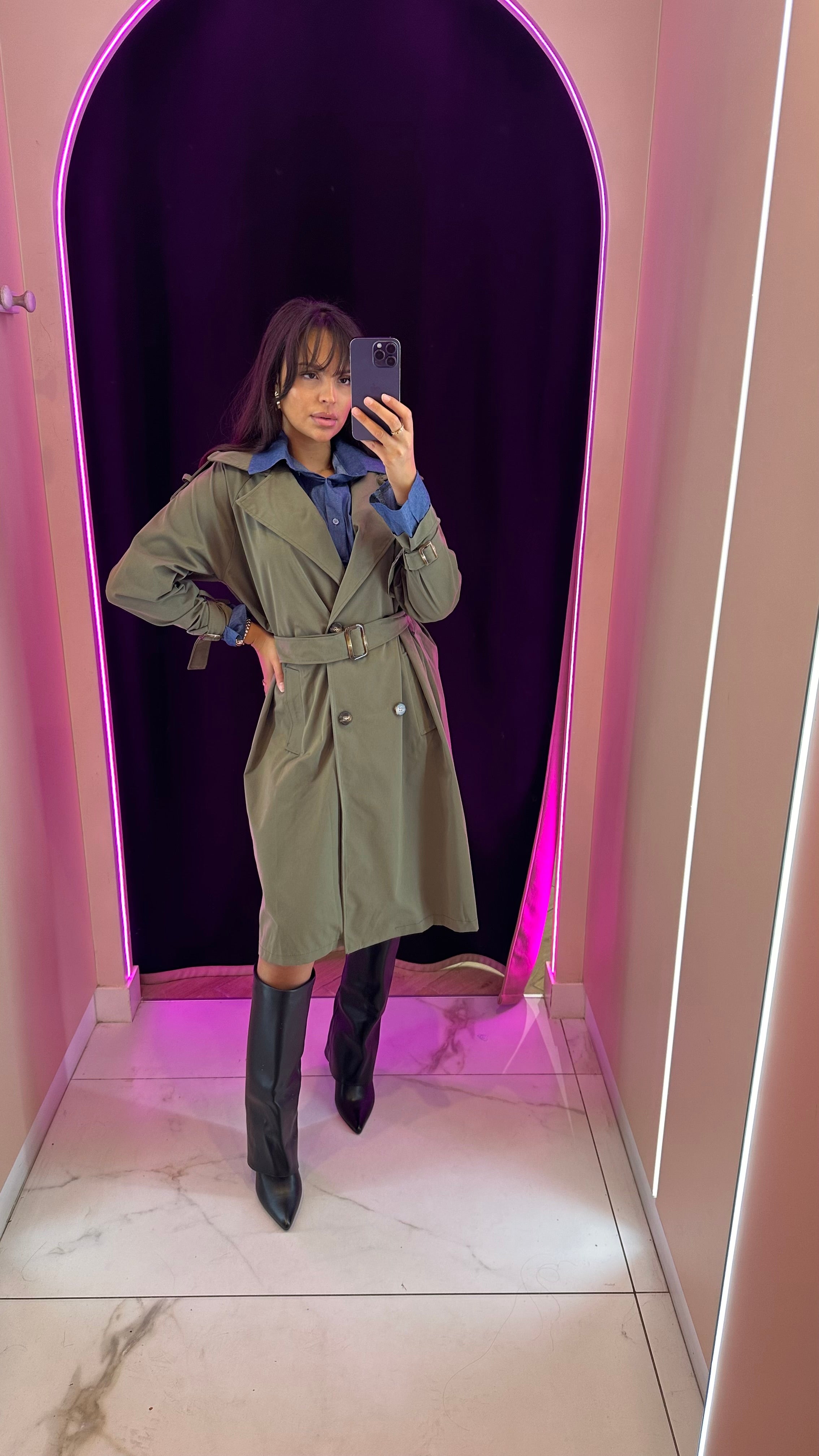 Trench chemise inclu
