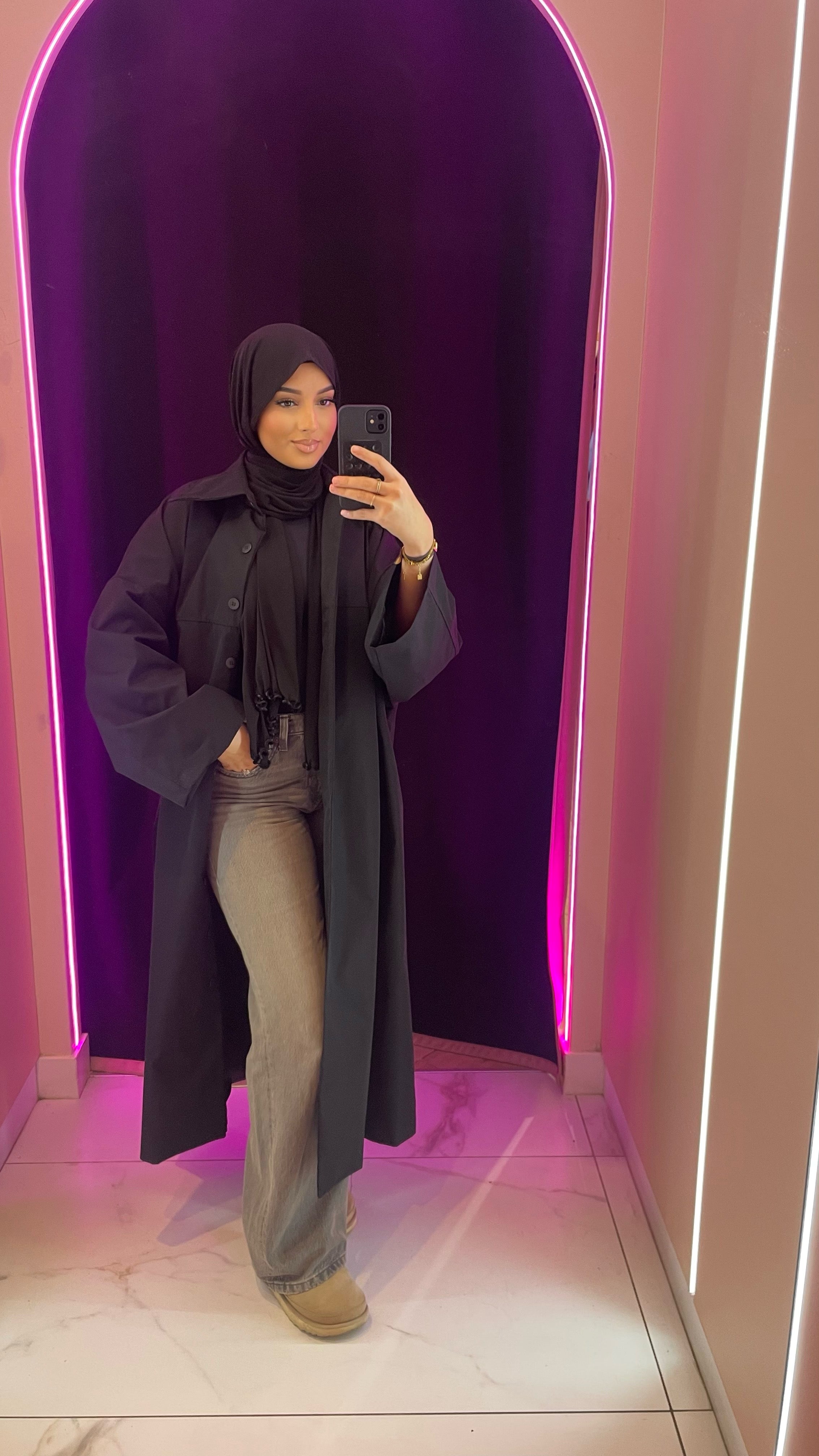 Trench long imperméable