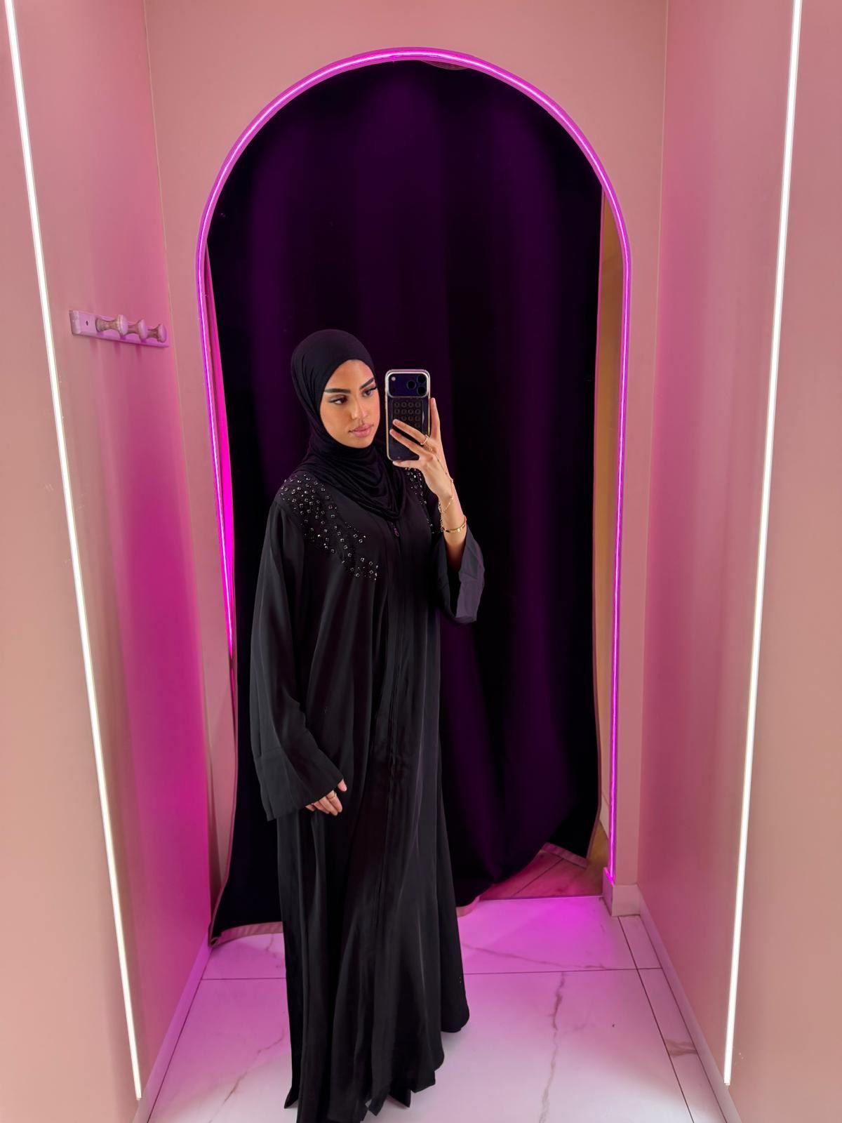 Abaya emirati strass