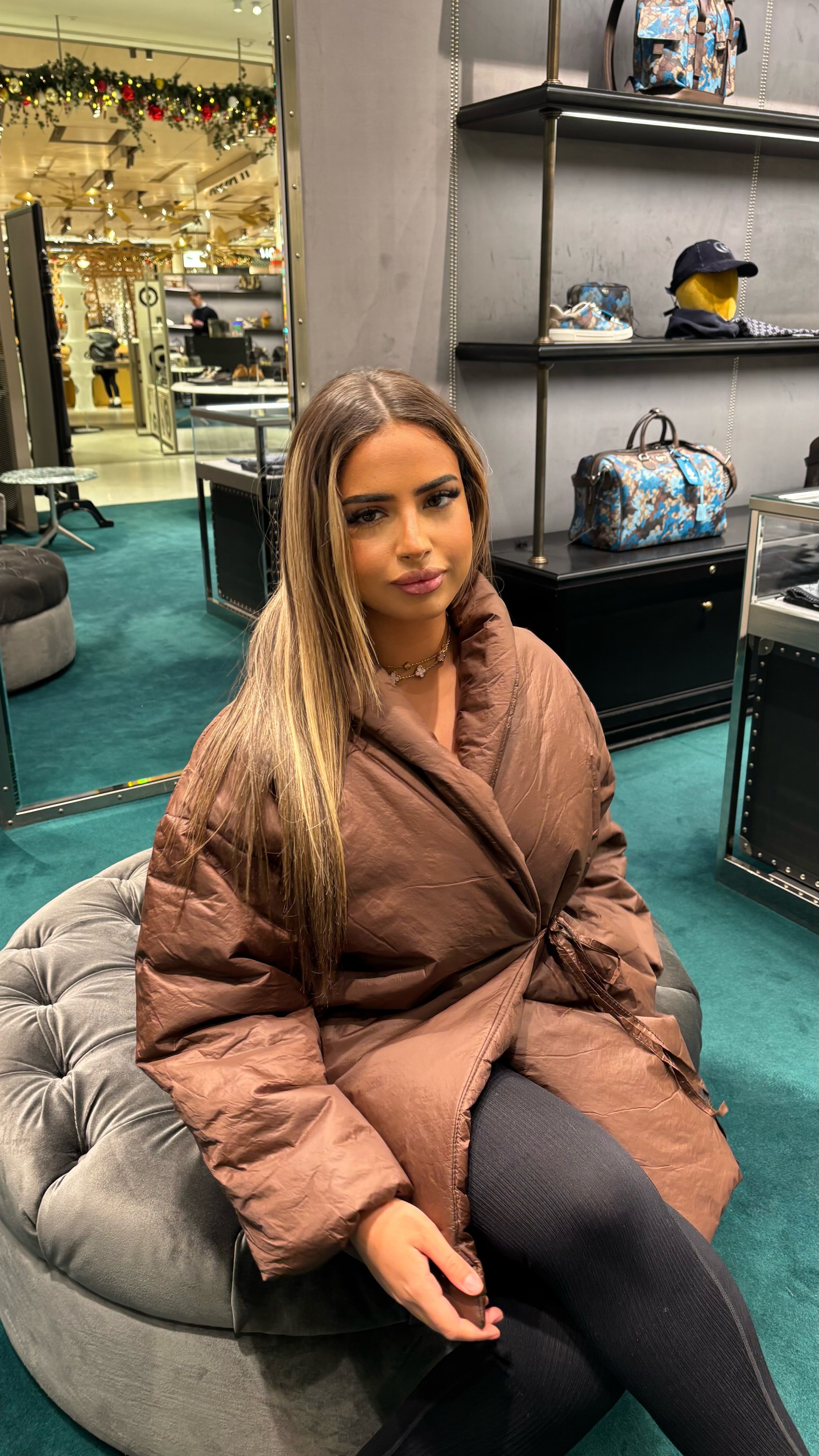 Doudoune pépite ceintré