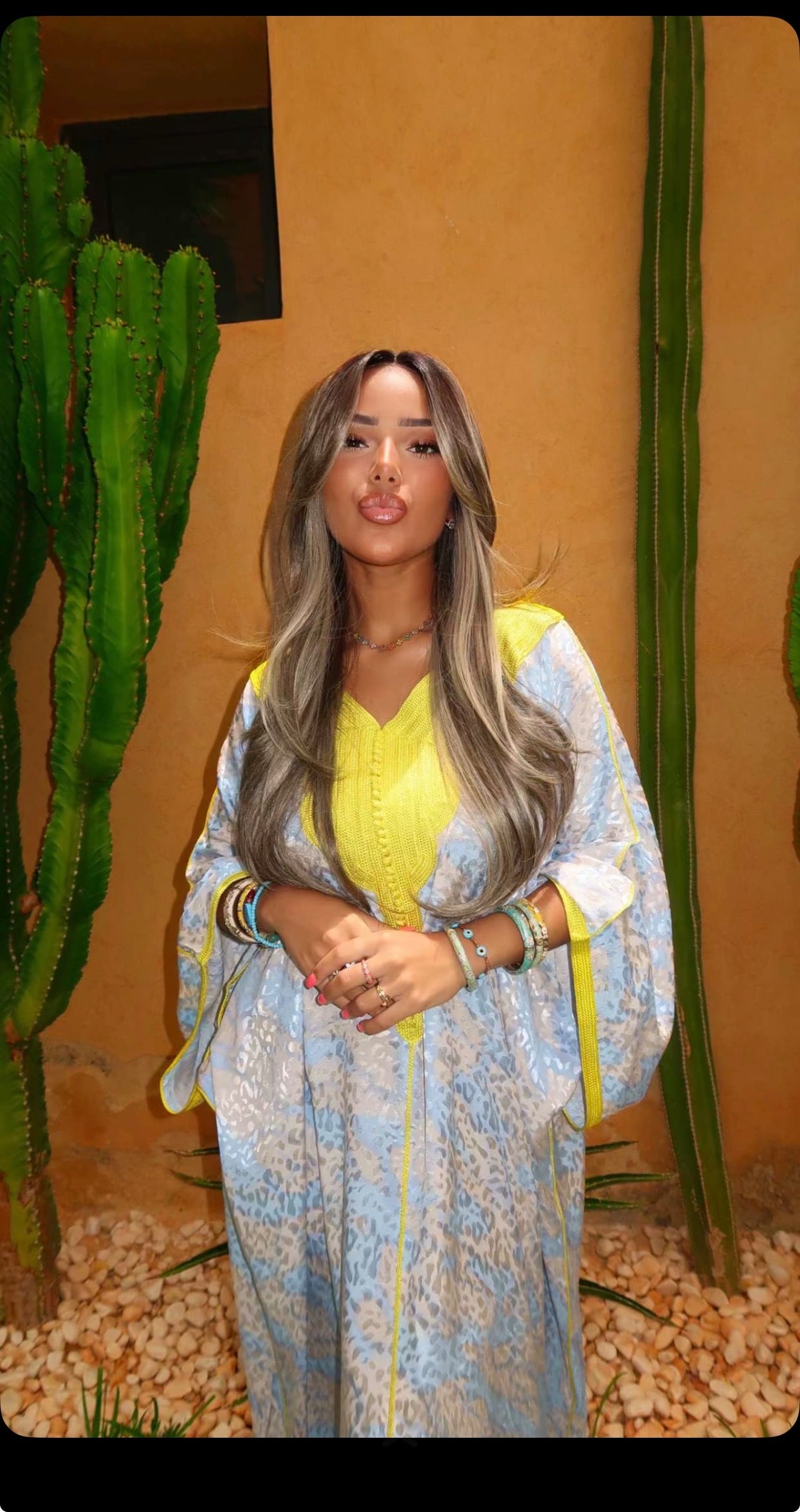 Robe Yellow marocaine