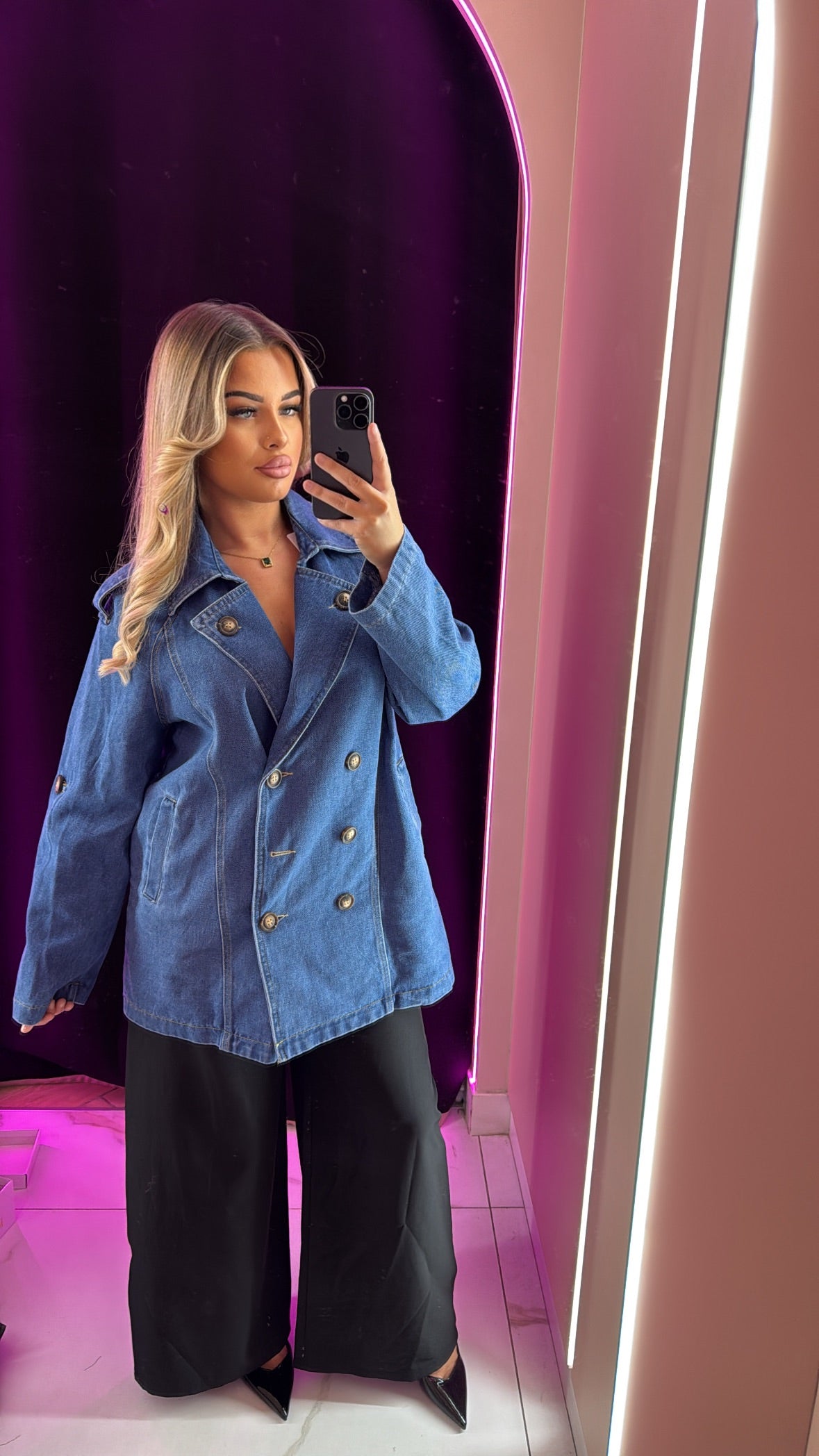 Veste en jean trench 🧥