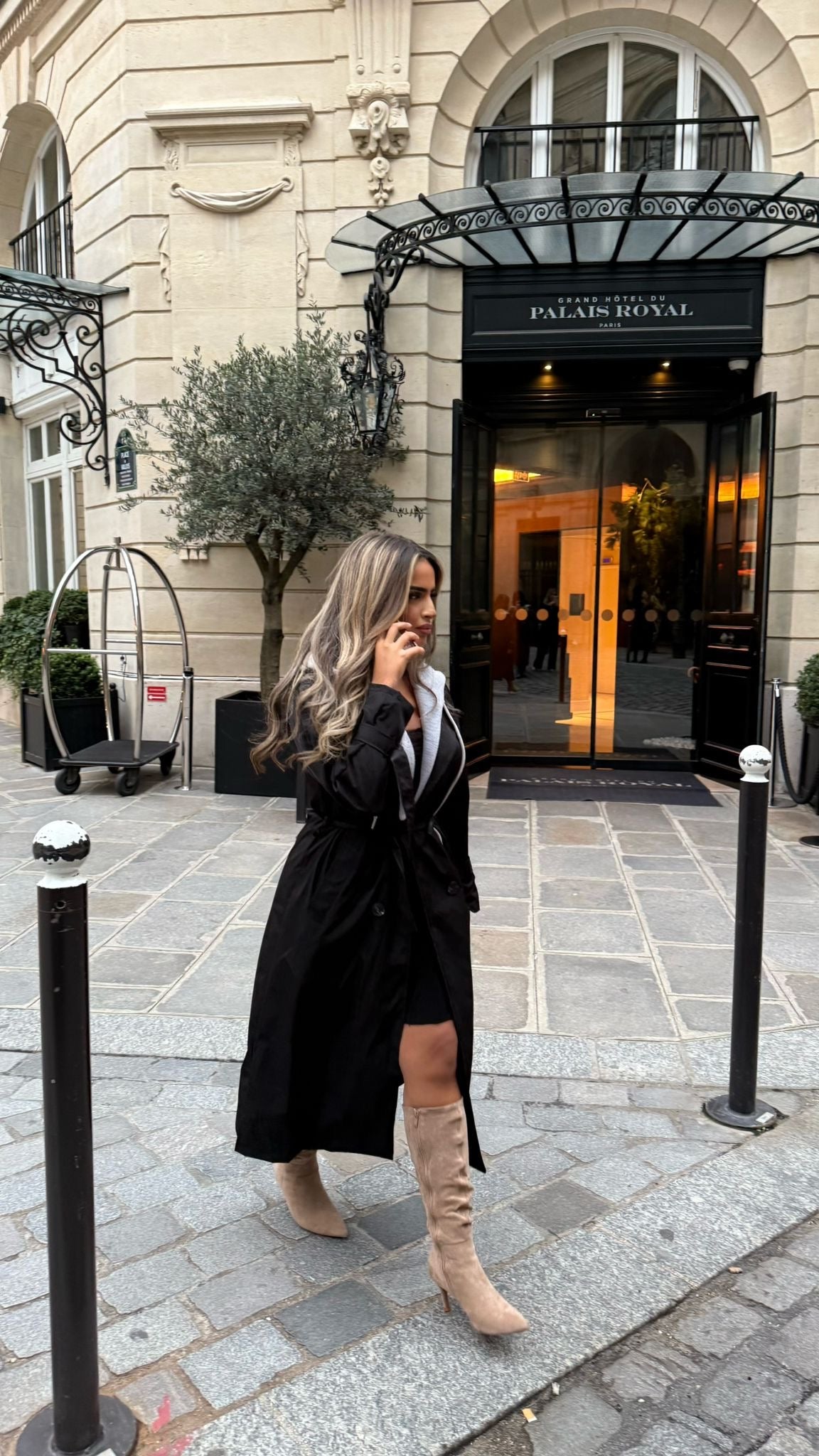 Trench classe à capuche
